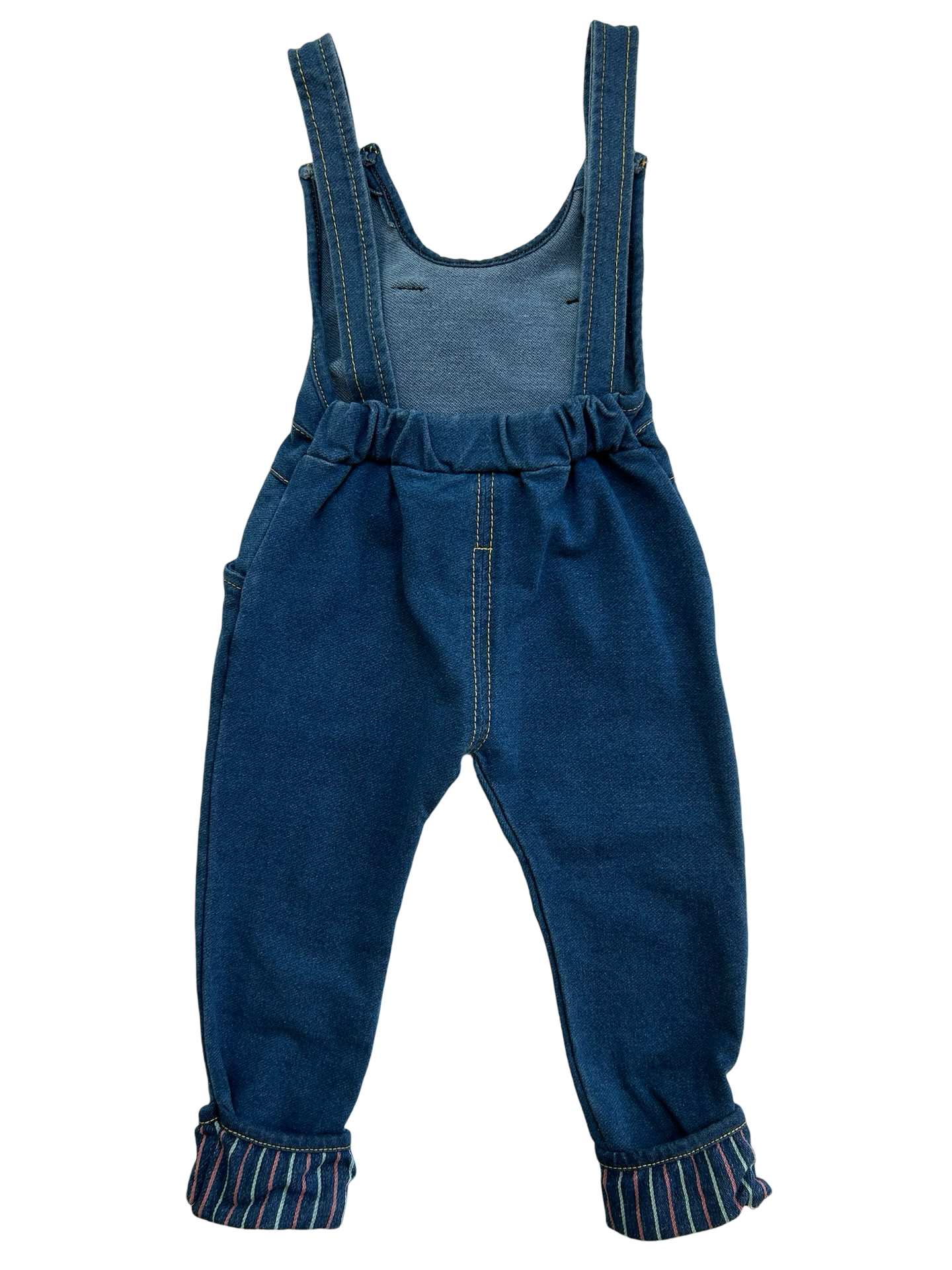 2T Medium Toddler Girl’s Barbero Demin Hello Kitty Overall.