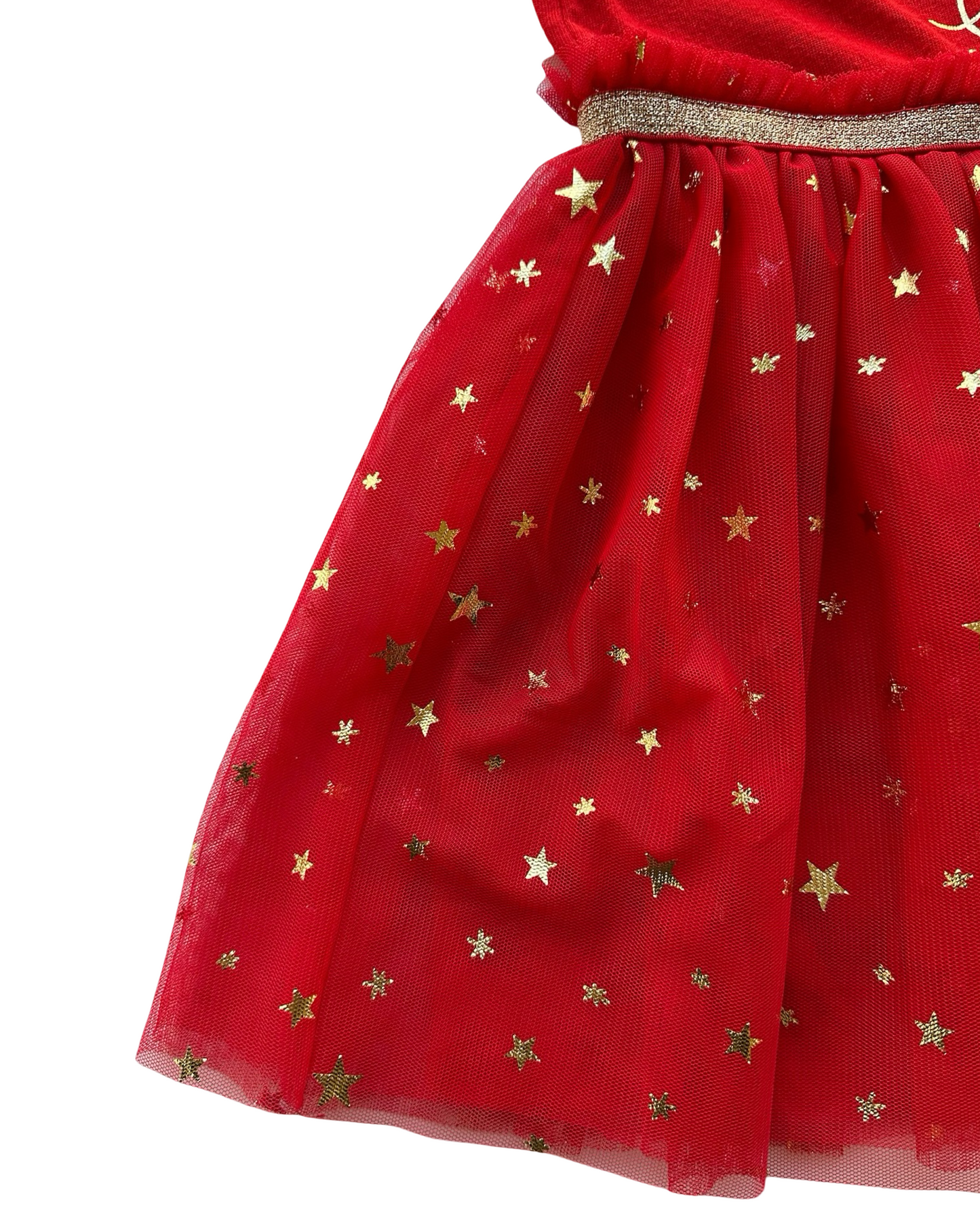 4T Toddler Girl Cat & Jack Reindeer Tulle Dress