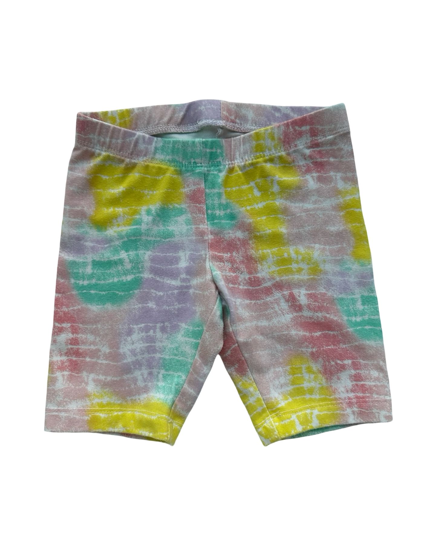 4T-5T X/S Toddler Girls Cat & Jack Mid Length Bike Shorts Tie Dye