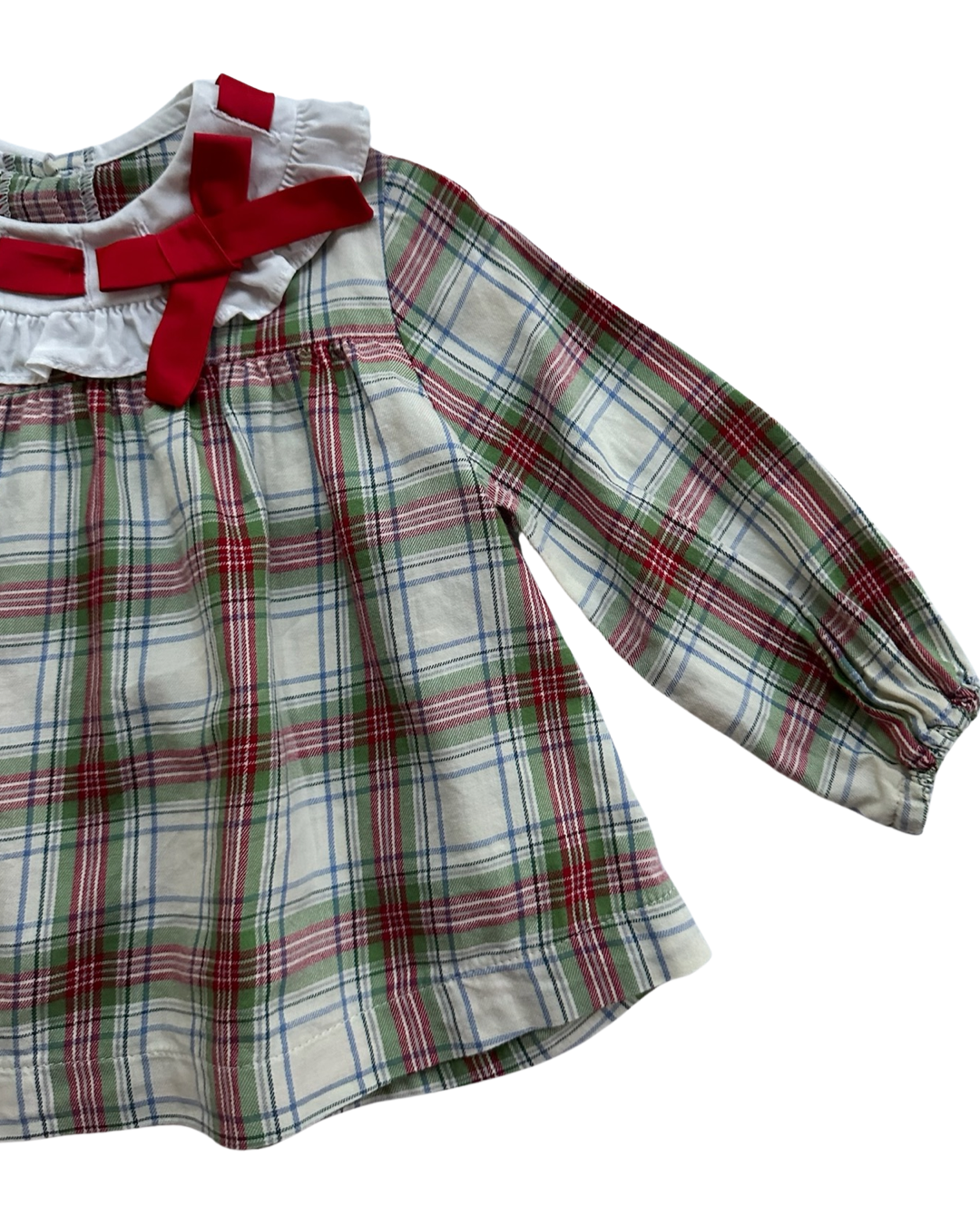 18M Baby Girl Bella Bliss Christmas Plaid Dress w/ Bloomers myprelovedclothingco 18M Baby Girl Bella Bliss Christmas Plaid Dress w/ Bloomers myprelovedclothingco