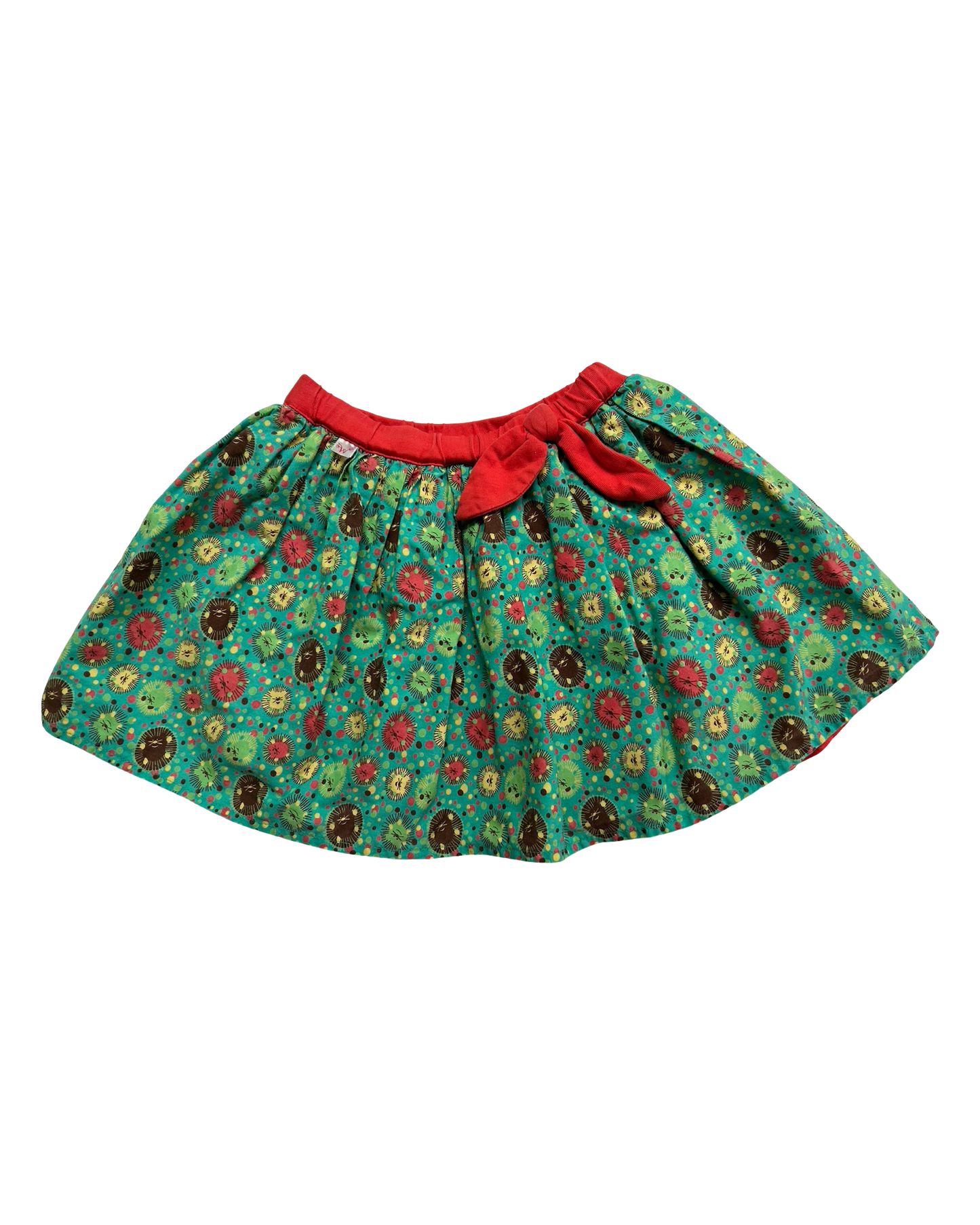 4T Toddler Girls American Girl Wellie Wisher Doll Willa Hedgehog 🦔 Print Meet Skirt.