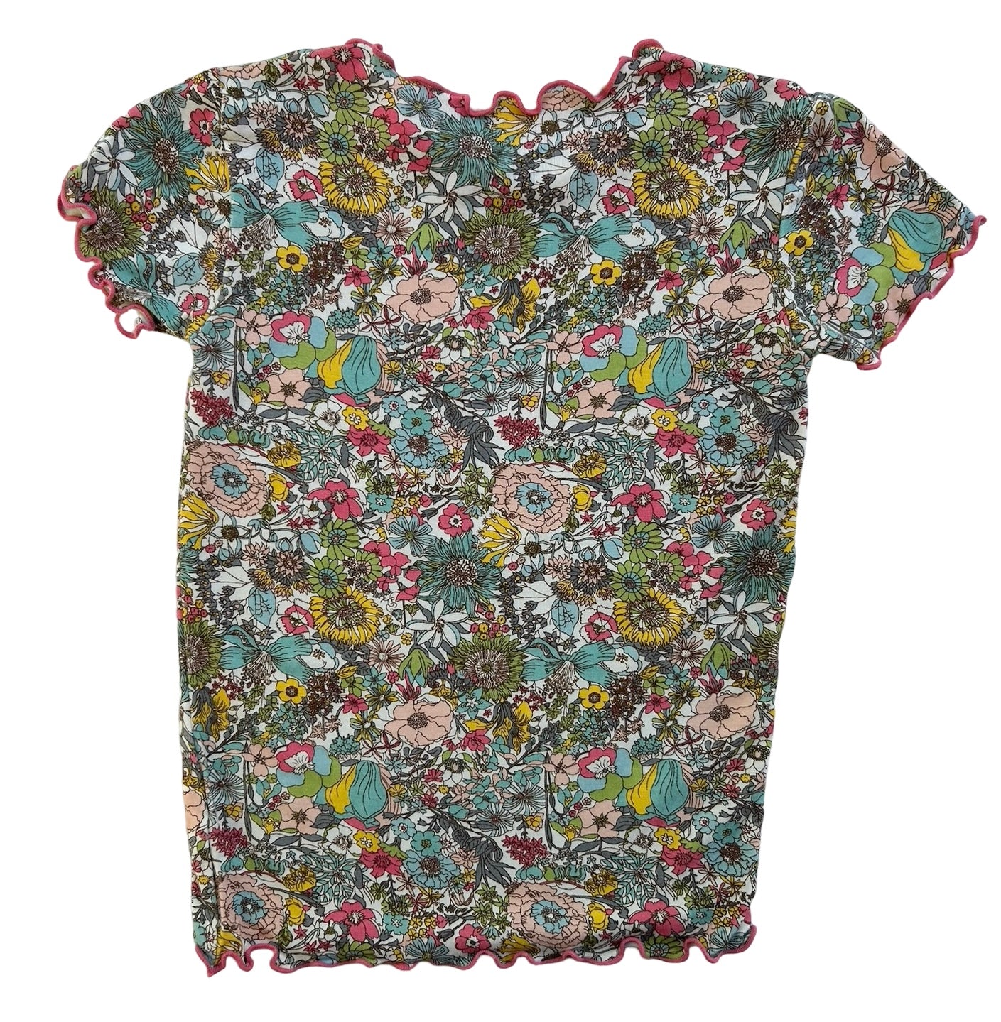 3T Toddler Girl Vaenait Baby Floral Sleepwear Pjs Top, One Piece.