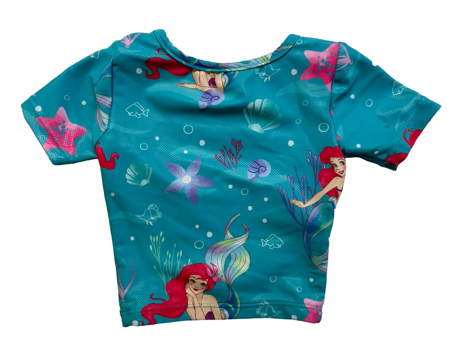 12M - 18M Baby Girls DISNEY The Little Mermaid Ariel Swimsuit Set 2 Pieces