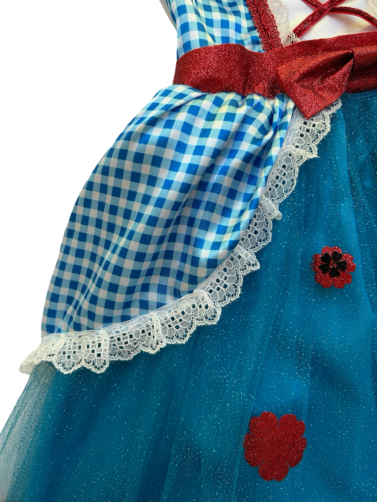7/8 medium Girls Rubies Wizard of OZ Dorthy Costume Dress
