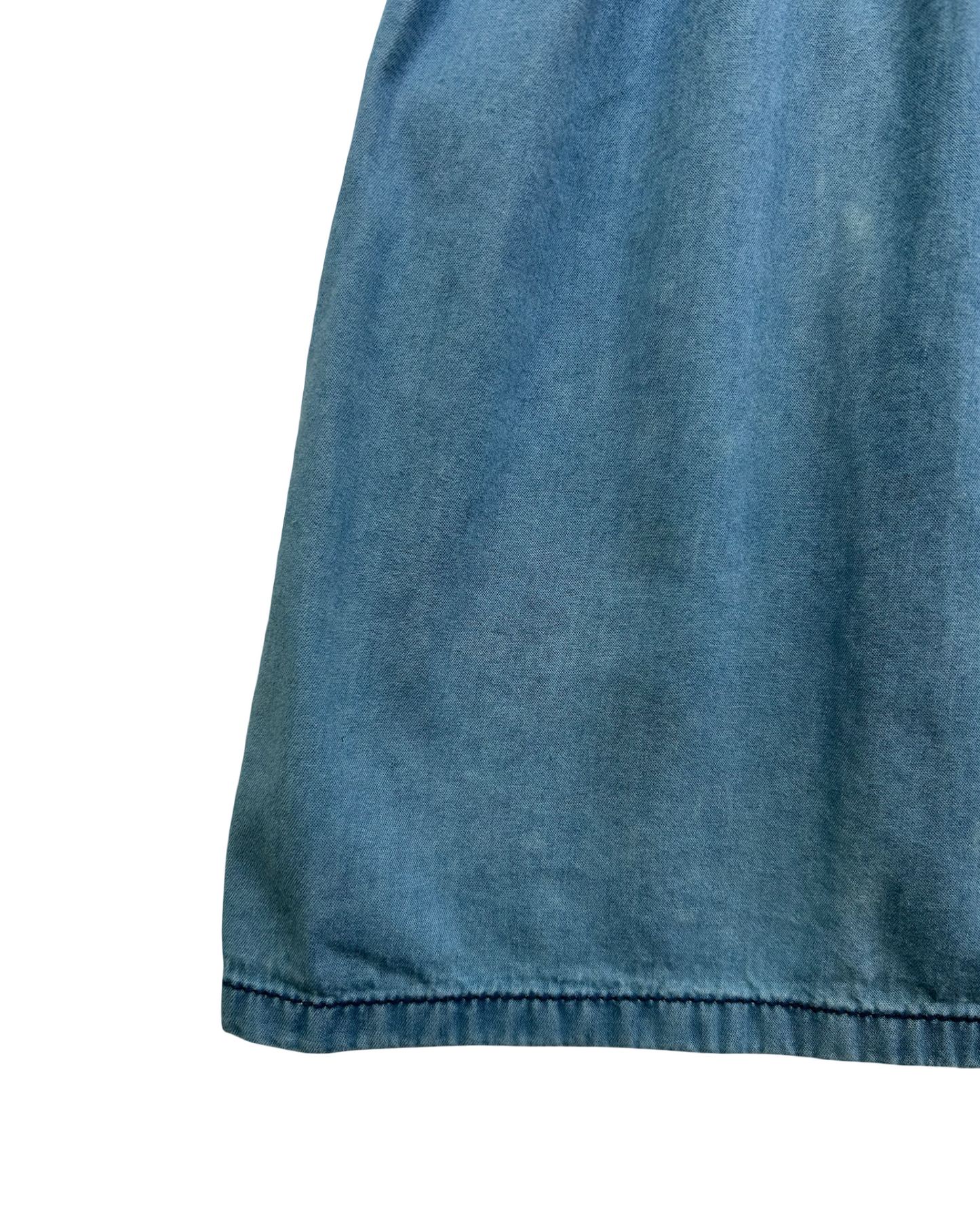 4T Toddlers Girls Gymboree With Embroidered Denim Blue Aztec Design Dress.