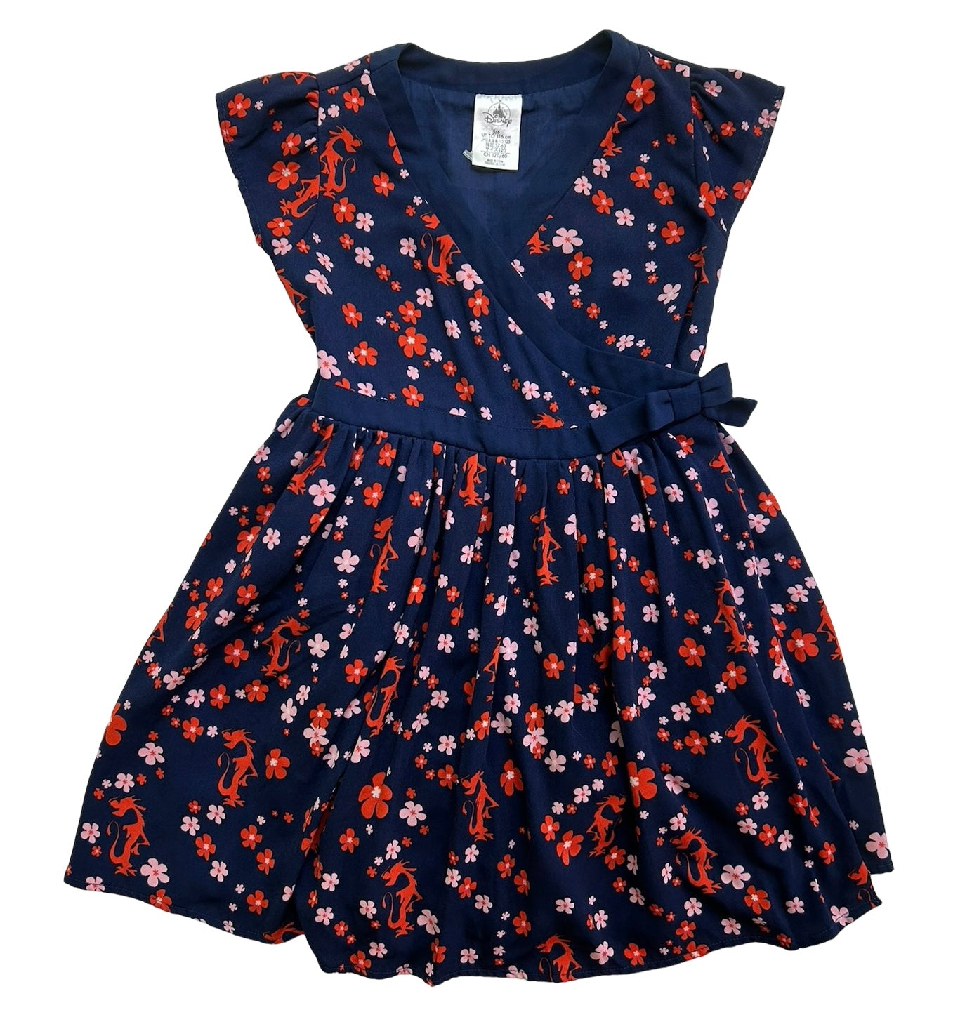 5-6Y Disney Store Mulan Dress For Girls