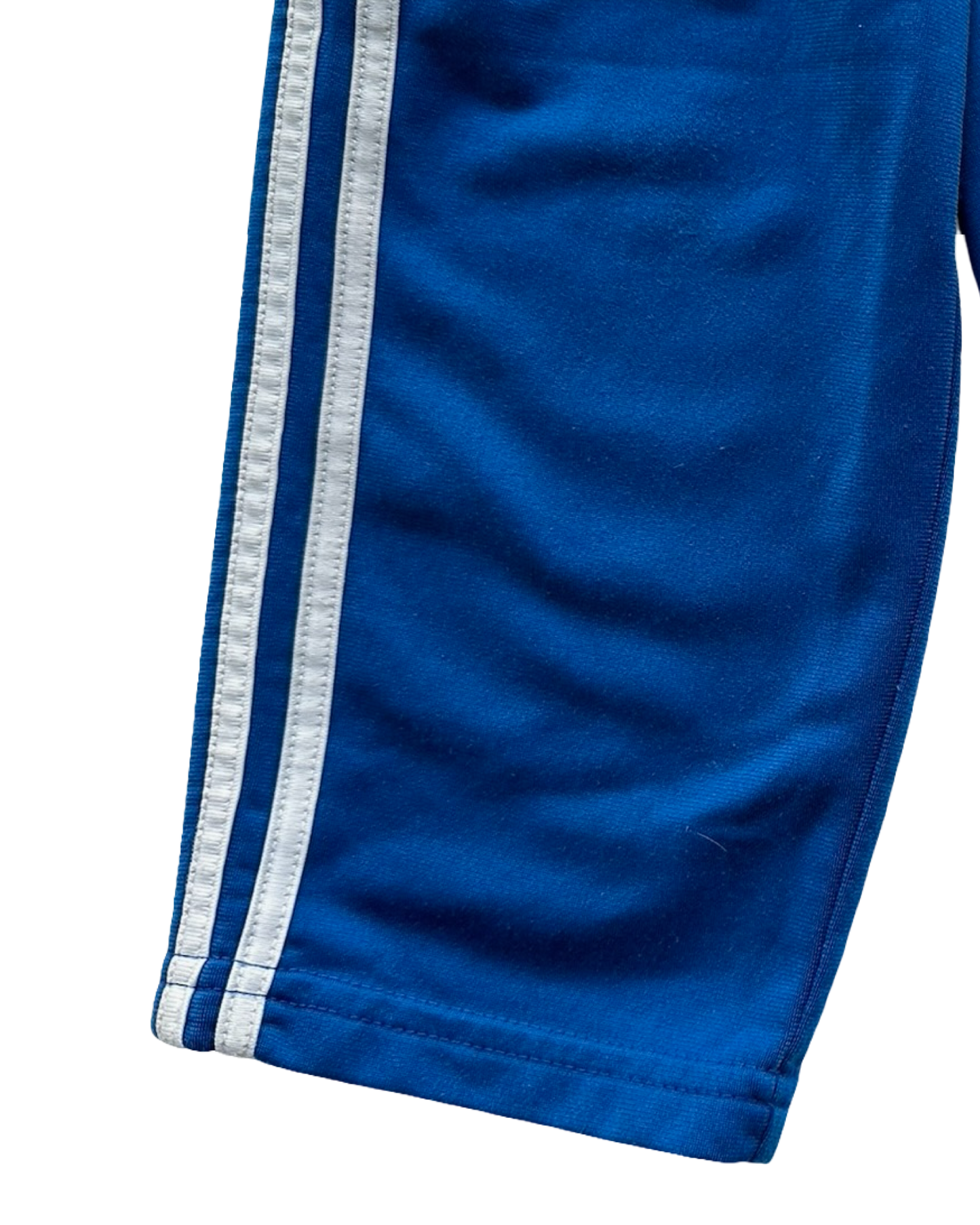 18M Baby Boy Adidas Blue With Striped White 2 Pieces Set