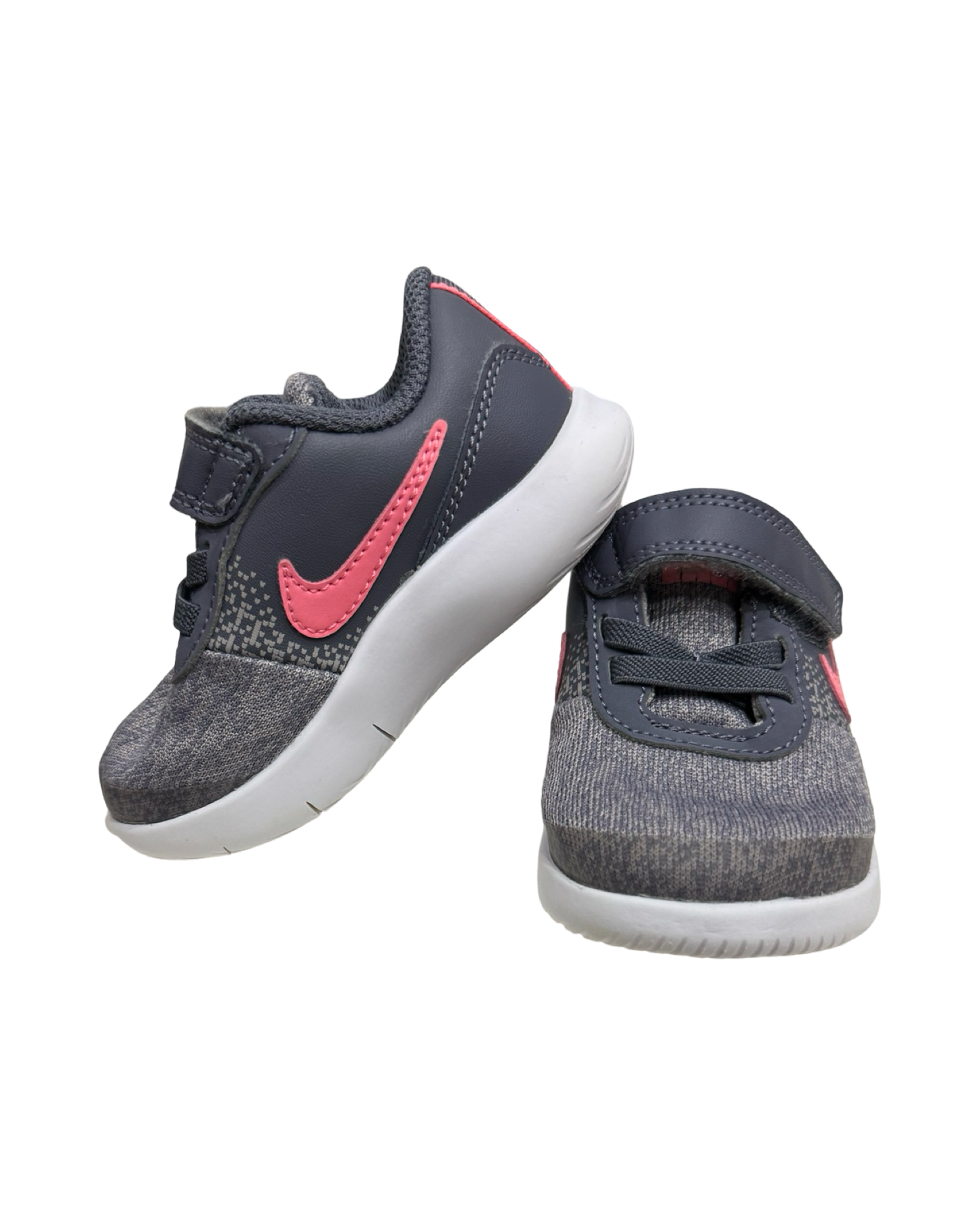 5C Toddler Girl Nike Flex Contact-light carbon/sunset pulse Shoes Sneakers