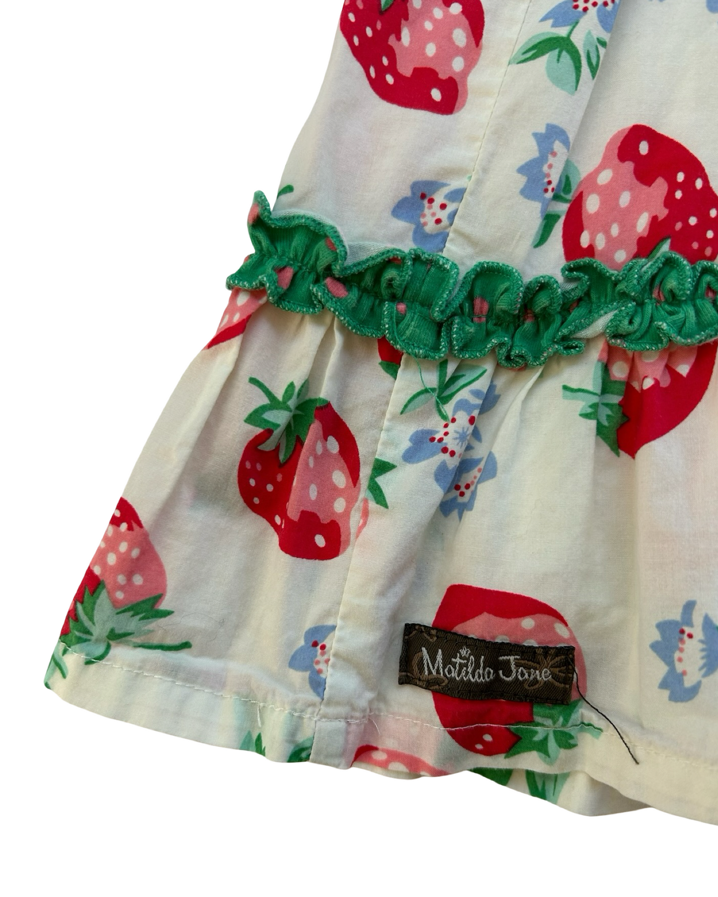 6T Toddler Girls Matilda Jane Strawberry 🍓 🍓 Shoulder Dress
