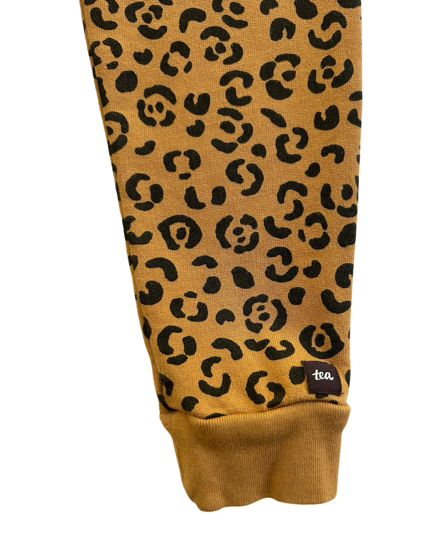 12M-18M Baby Girl Tea Collection Leopard Zippered Hooded Romper