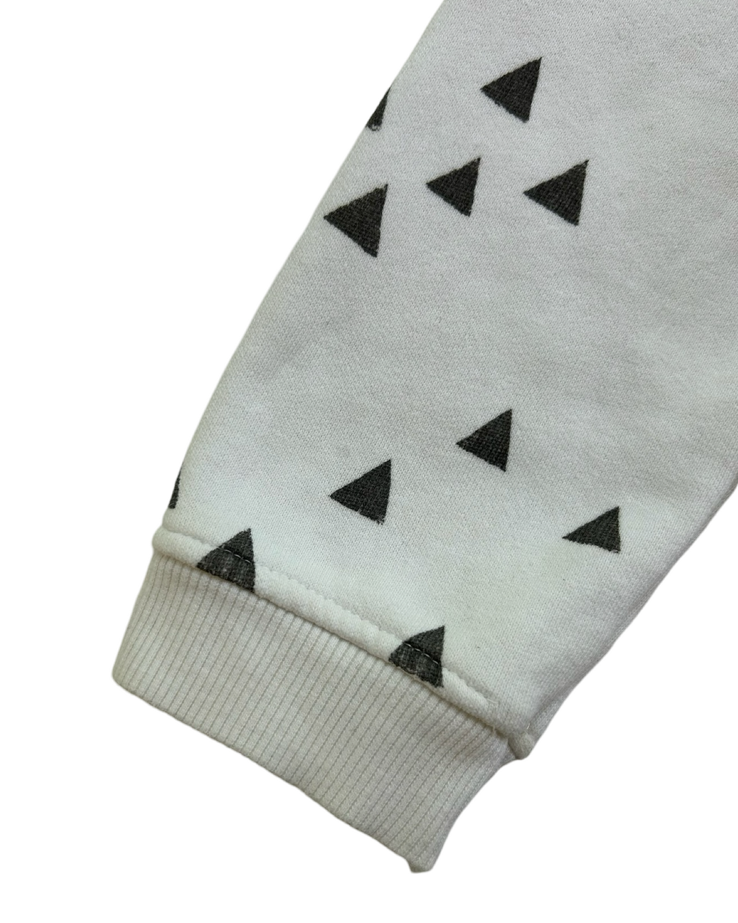 12-18M Baby Boy Zara White Triangle Everyday is a Funday Sweatshirt