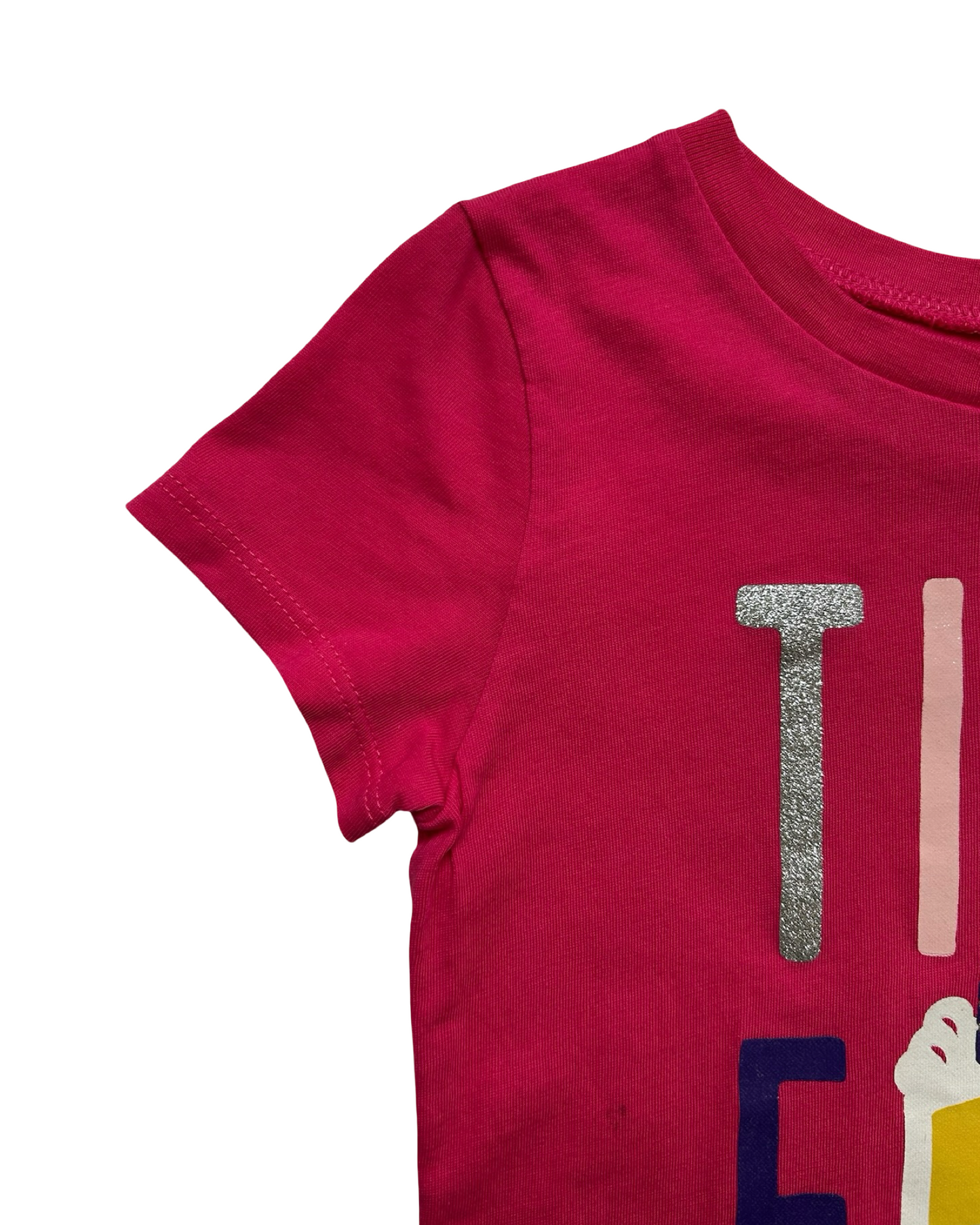 4T Toddlers Girls Carters Time for Cake Birthday Shirt Top