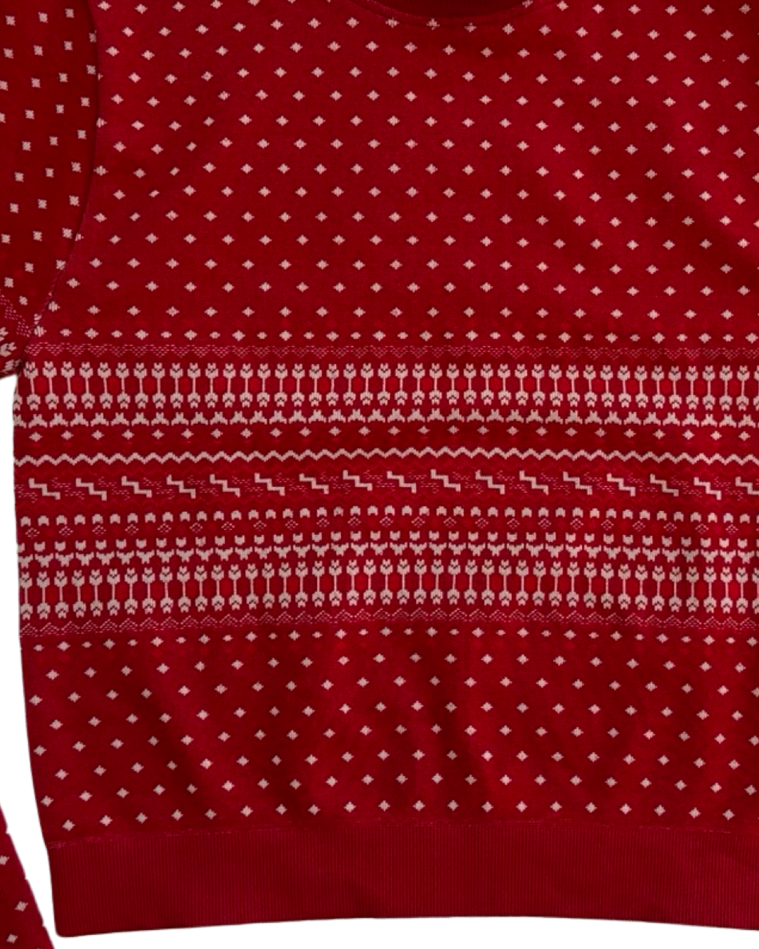 Women’s Size Small Fabletics Cardinal Red Holly Seamless Long Sleeve Shirt Top