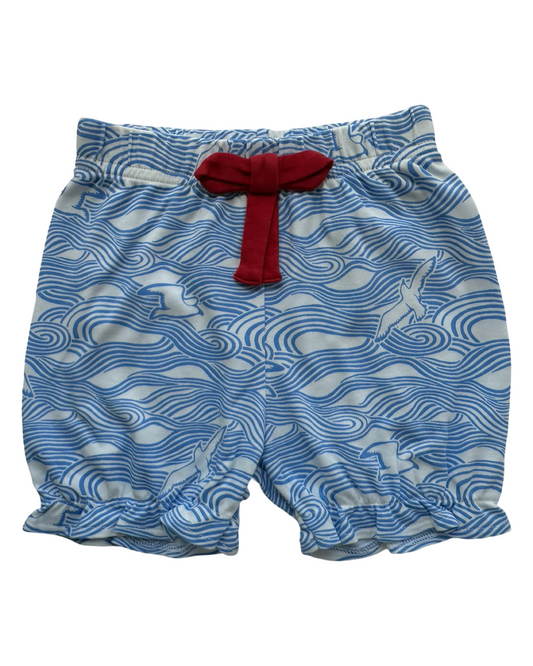5T Toddler Girl TBBC Beaufort Bonnet Company Blue Waves Natalie Knicker Shorts