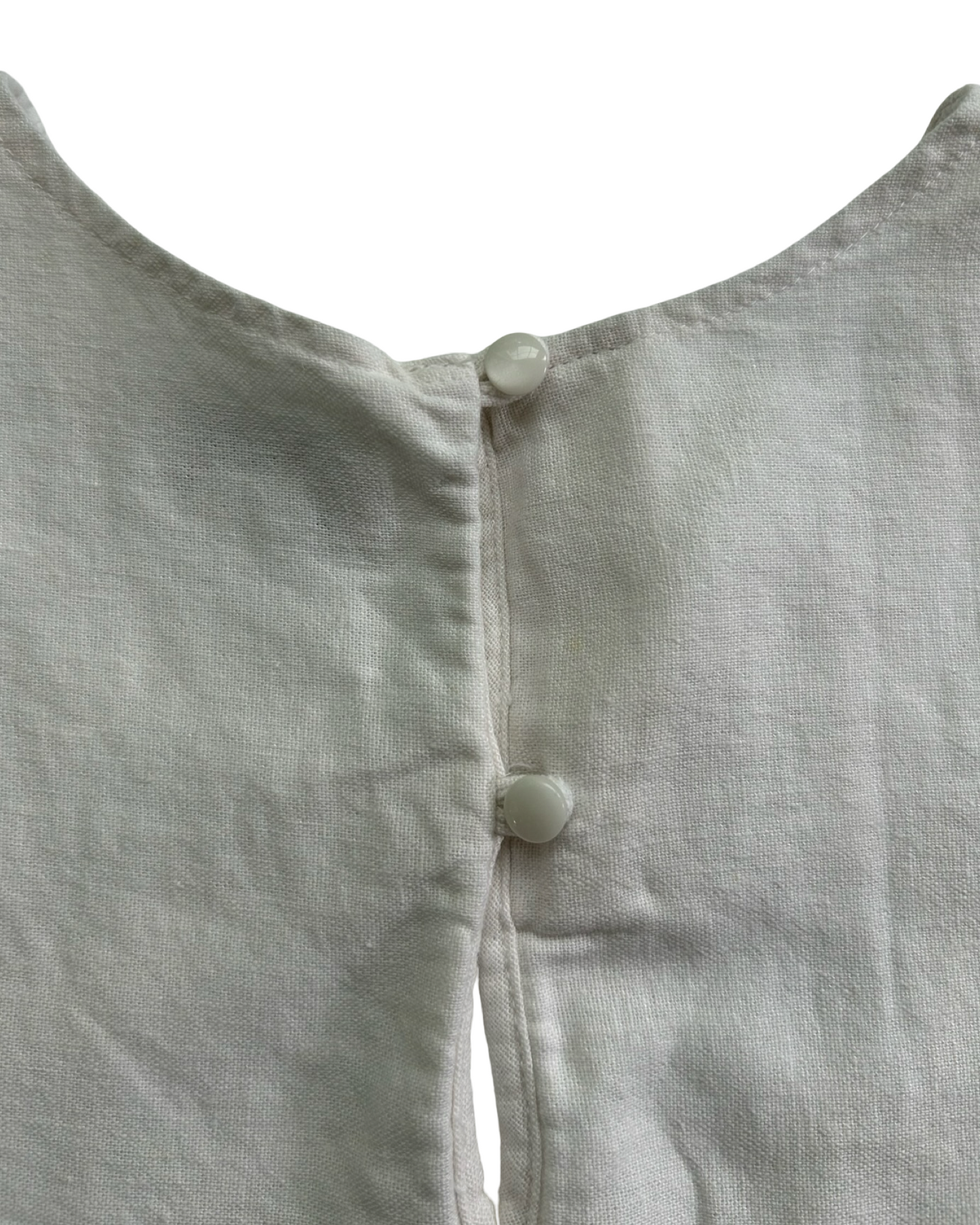 4T  Toddlers Girls Old Navy Linen-Blend Eyelet Embroidered Zig-Zag Sleeveless Top And Linen-Blend Pull-On Short Piece Set