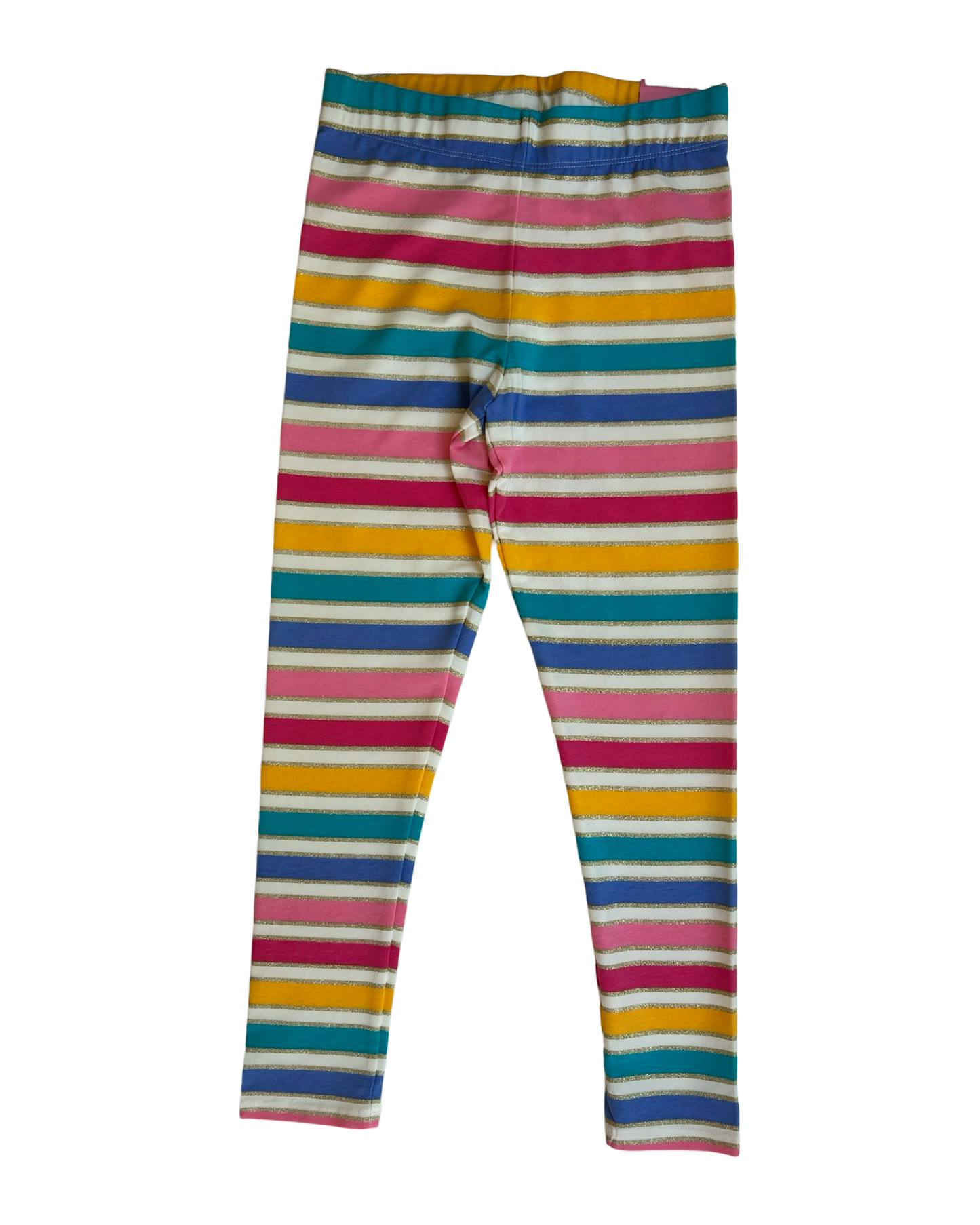 7-8T Toddler Girls Cynthia Rowley Striped  Design Leggings Colorful With NWT.