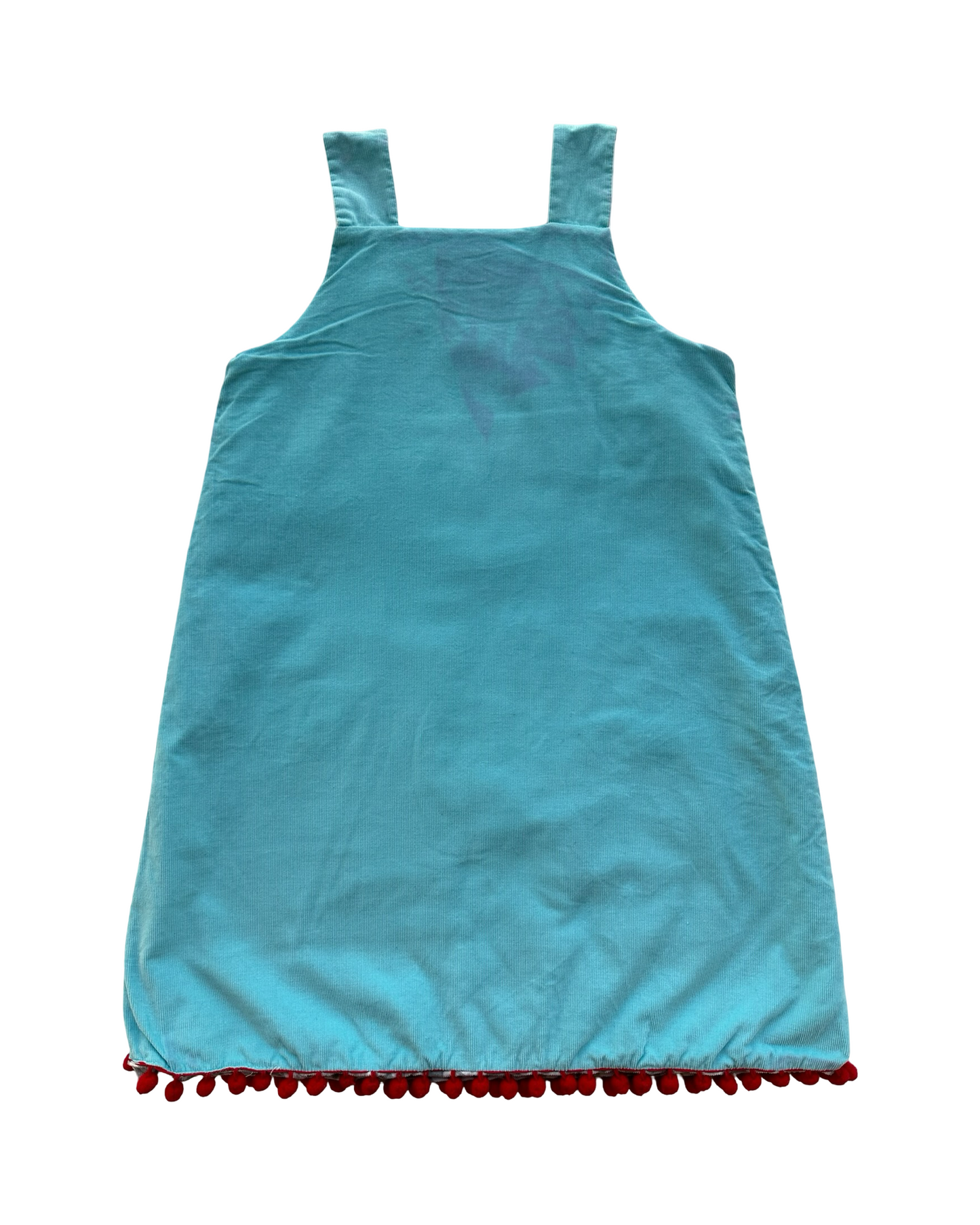 6T Toddler Girls Shrimp & Grits Reversible Bird 🐦/ Santa Claus 🎅 Corduroy Dress.