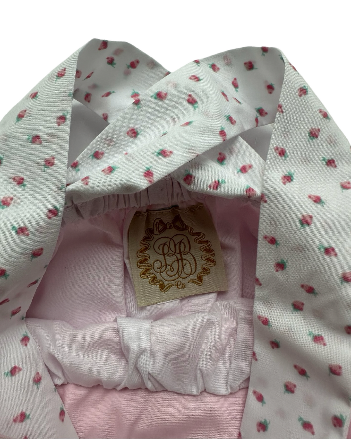 4T Toddler Girl TBBC The Beaufort Bonnet Company Palm Beach Pink Ruthie Romper with Flower Appliqué