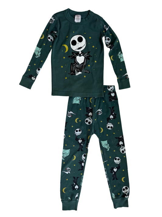 4T Toddler Boy Hanna Andersson Disney Nightmare Before Christmas  Pajamas PJs