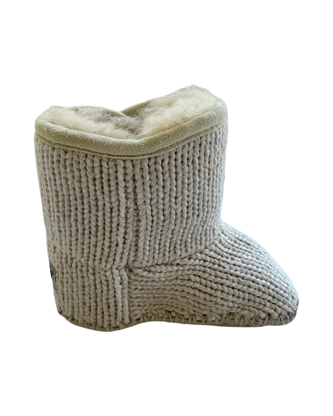 0/1C Baby Girl Cream  Knit UGG Baby Snow Boots