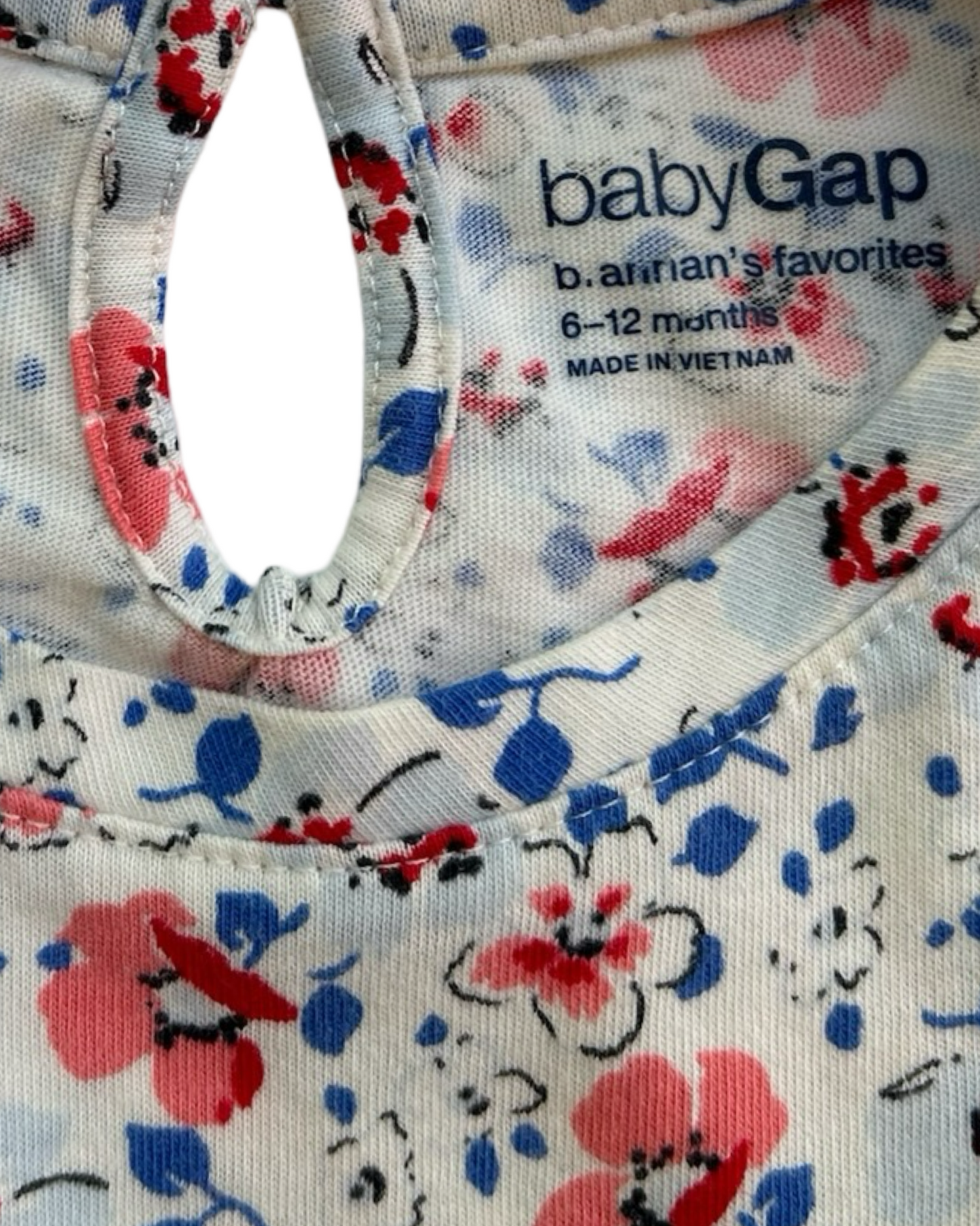 6M-12M Baby Girl Baby Gap Floral Onesie