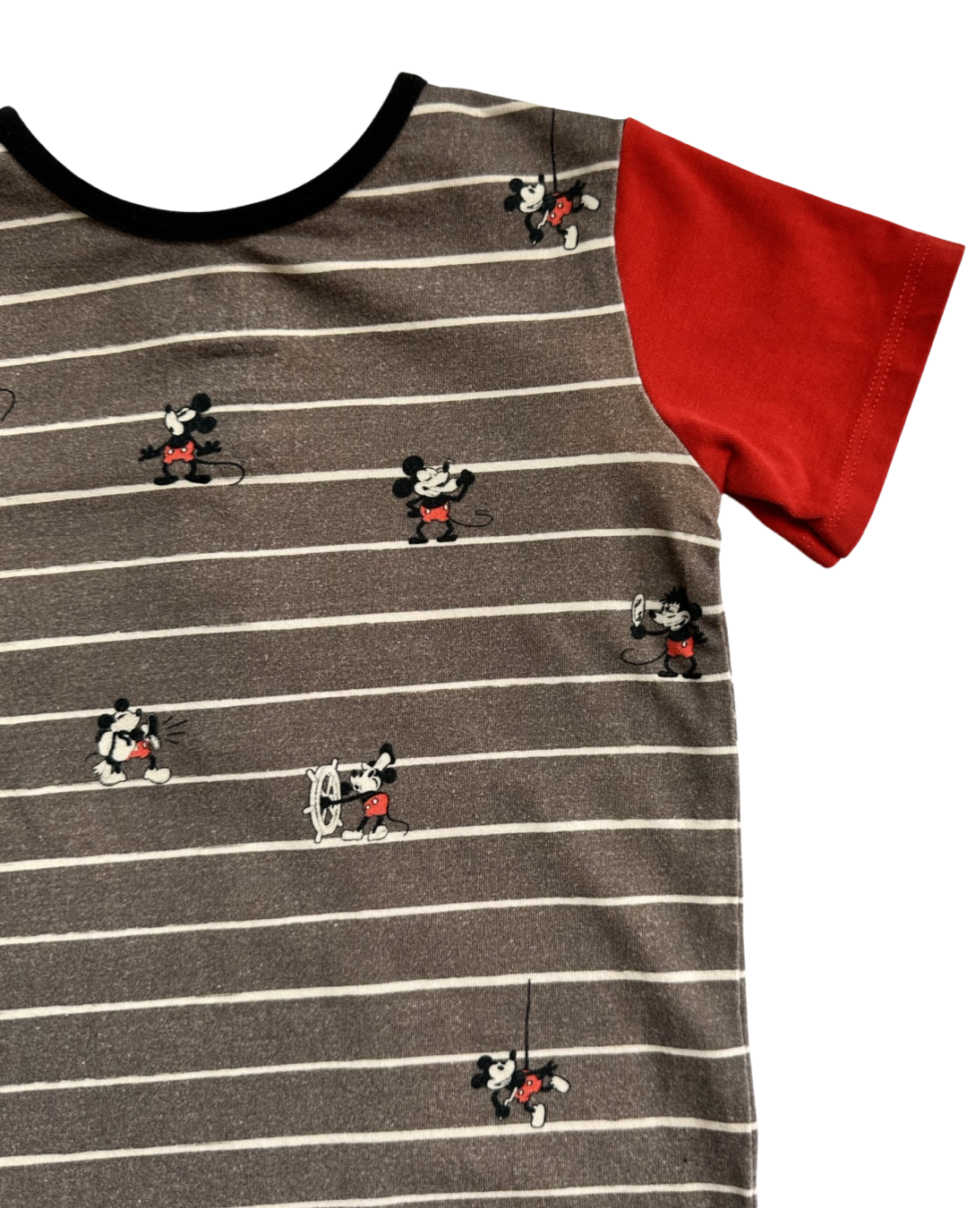 18-24M Baby Boy RAGS to Raches Disney Vintage Mickey Mouse Romper