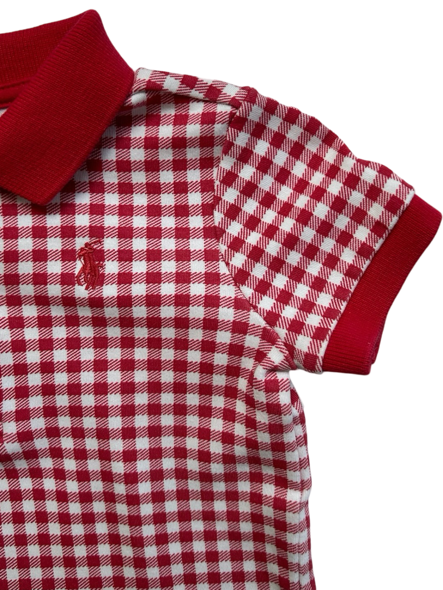 6M Baby Boys Ralph Lauren Checkered Romper.
