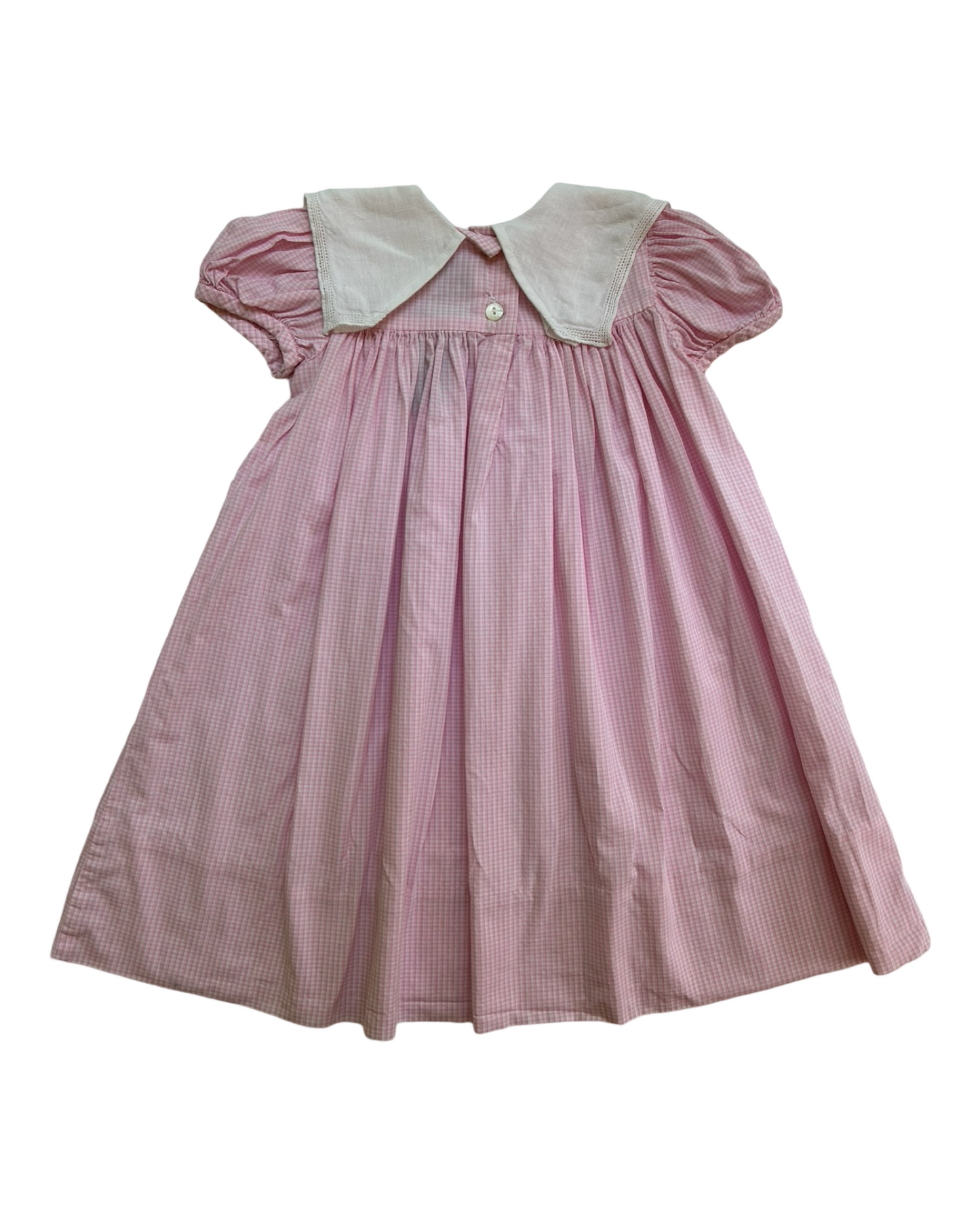 2T Toddler Girl Pink Gingham Judy Lynn Easter Bunny Dress