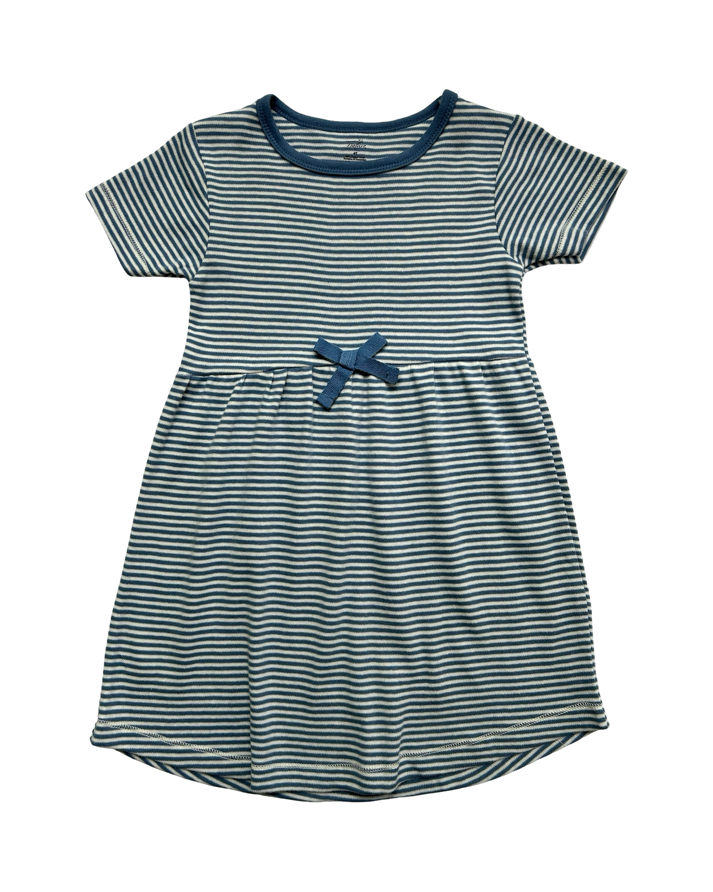 4T Toddlers Girls Touched By Nature Organic Cotton Striped Dress