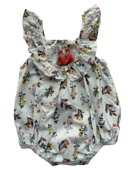 3M Baby Girls Savannah Floral Romper