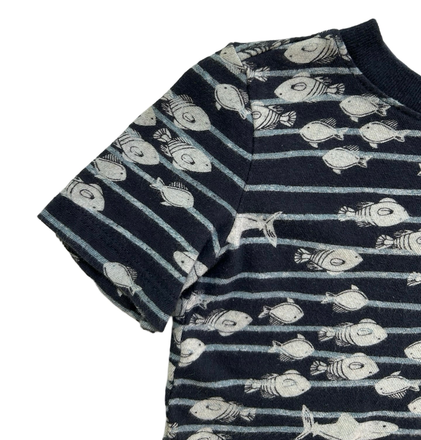 18-24M Old Navy Fish Striped T-Shirt.