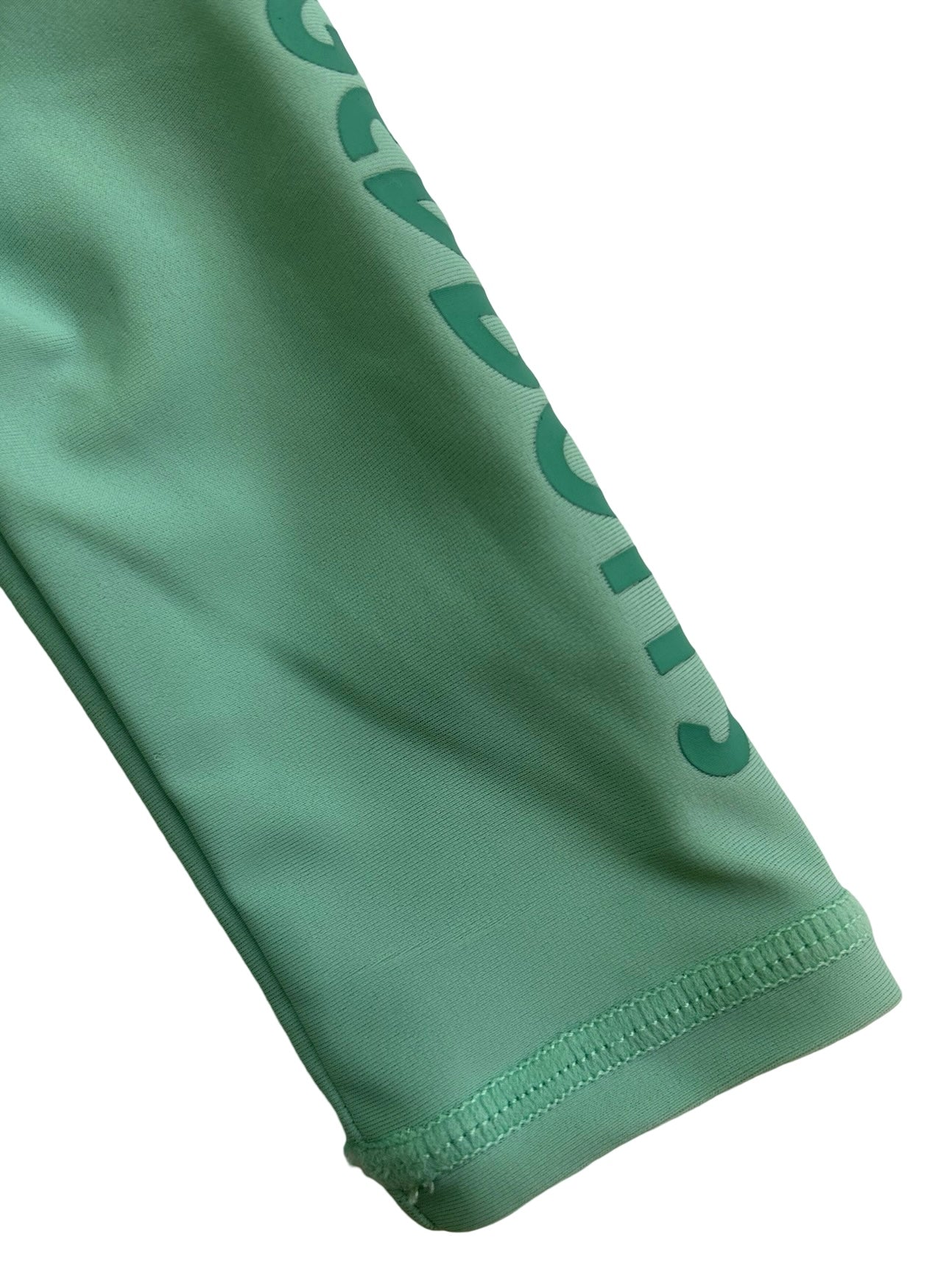 6-12M RuggedButts Baby Boy Green RashGuard Shirt Swimsuit.