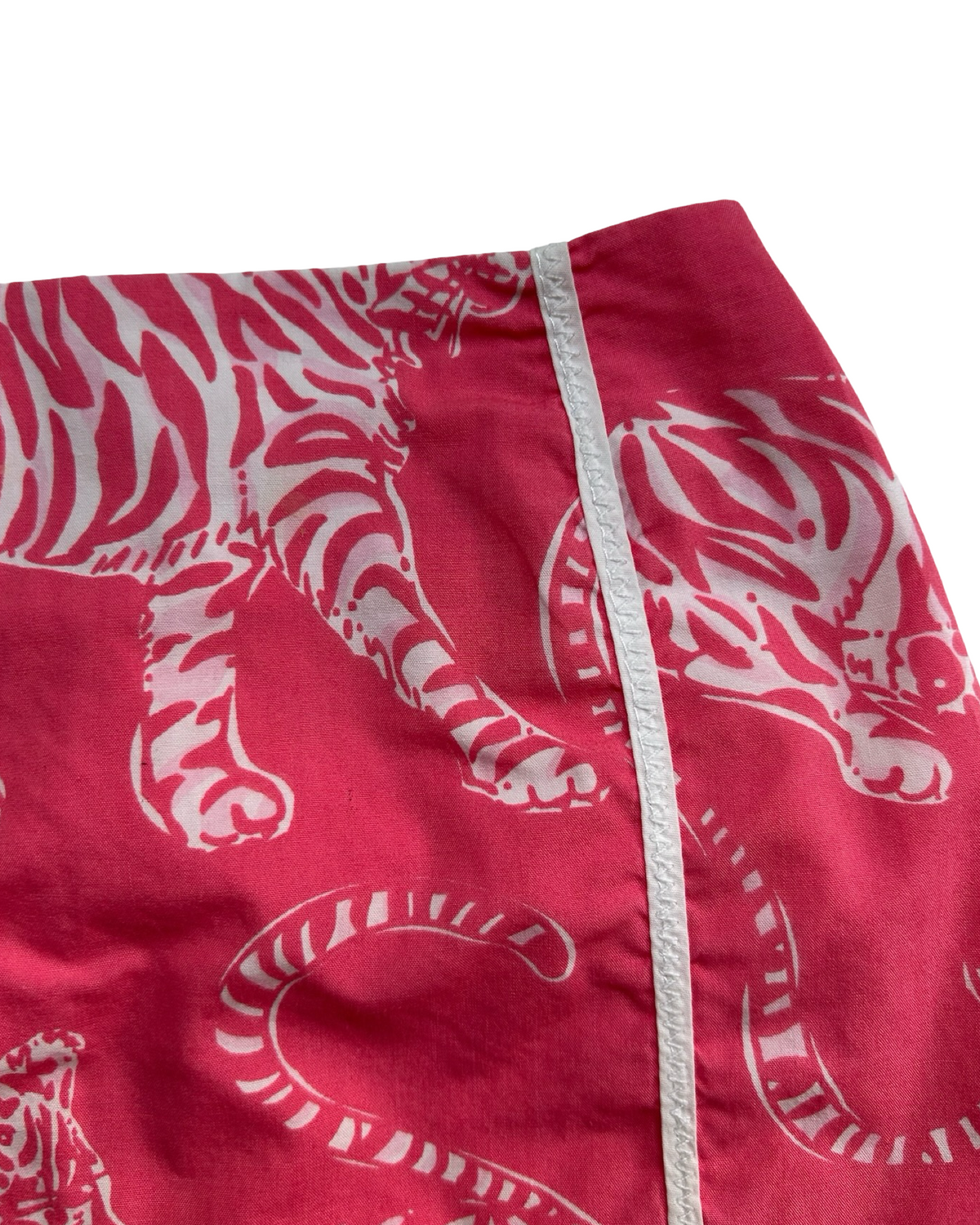 4T  Toddler Girl Lilly Pulitzer Skirt Pink Tiger 🐅 Preppy Lined Skort