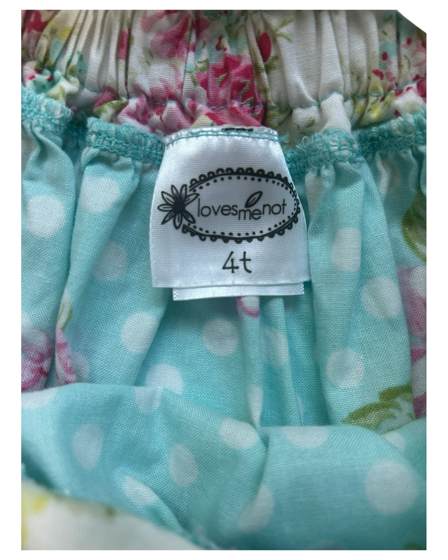 4T  Toddlers Girls Loves Me Not Floral 🌺🌸 Tunic Twirl Top
