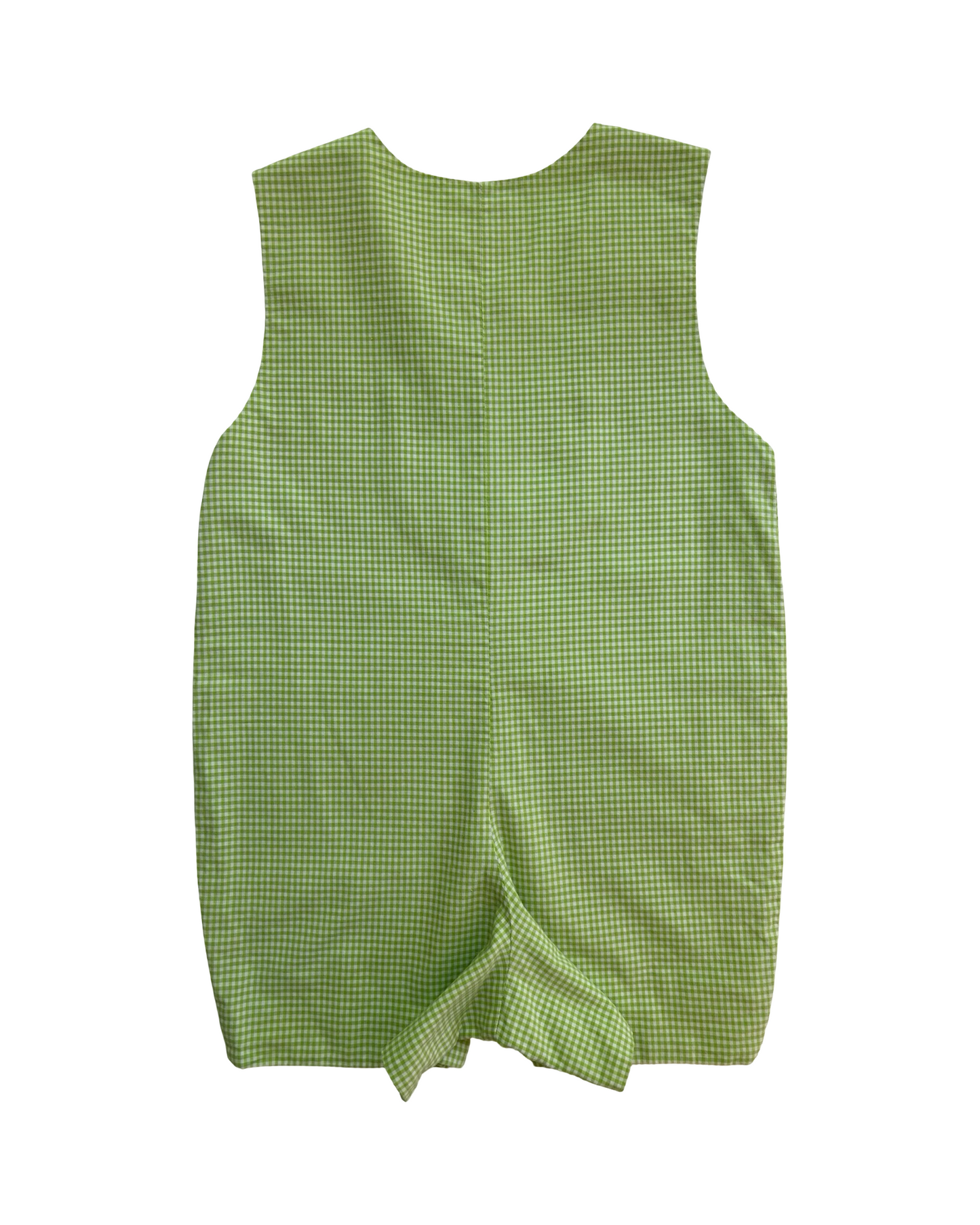 4T Toddler Boys Strasburg  Gingham Fish & Bubbles Shortall Jon Jon Romper