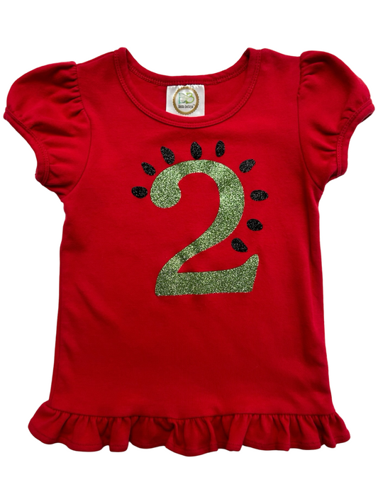 2T-3T Toddler Girls BB Blanke Boutique Birthday 🎉 #2 Short Sleeve.