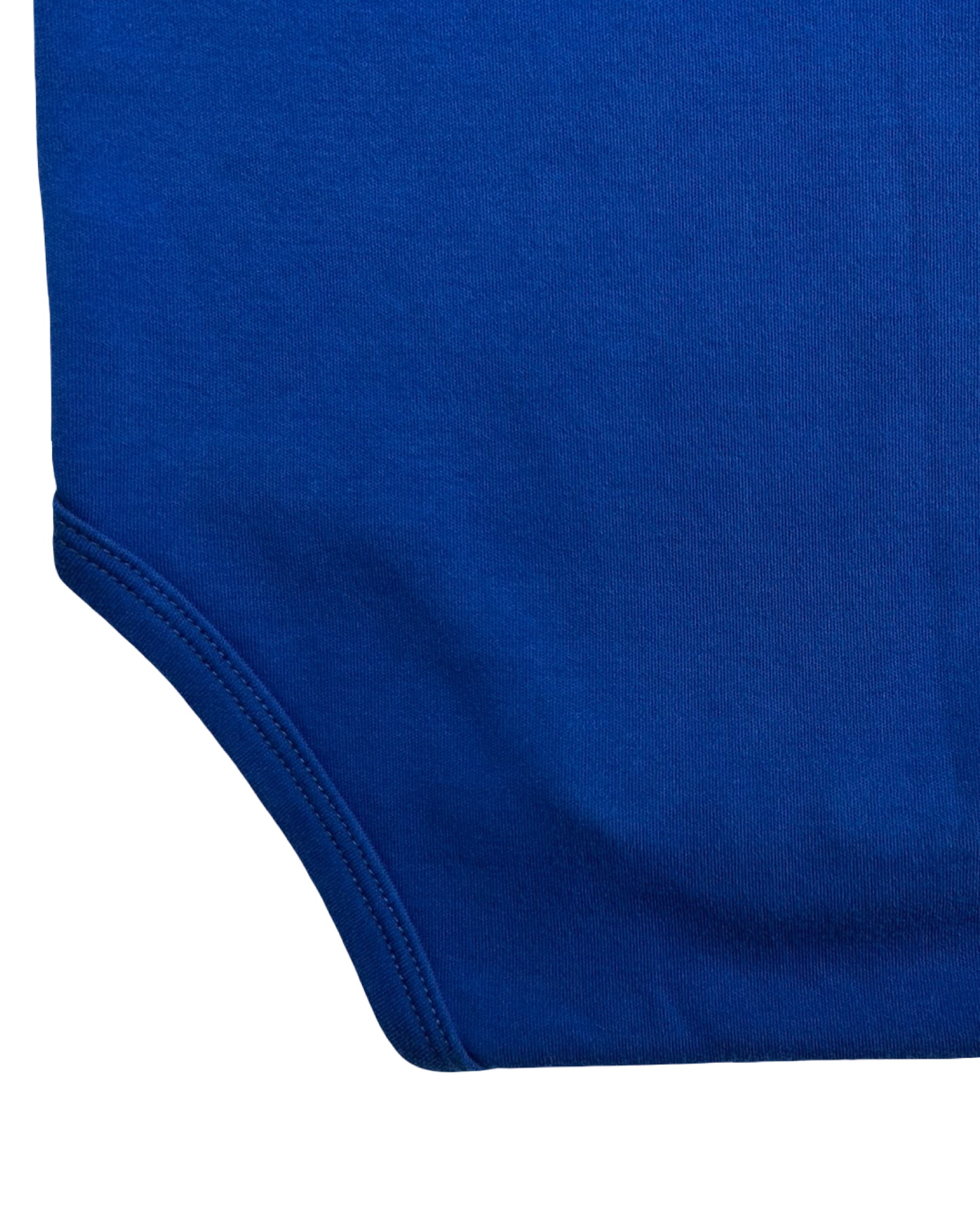 18M-24M Baby Girls Primary Blue Short Sleeve Integrated Bodysuit Dress One Piece