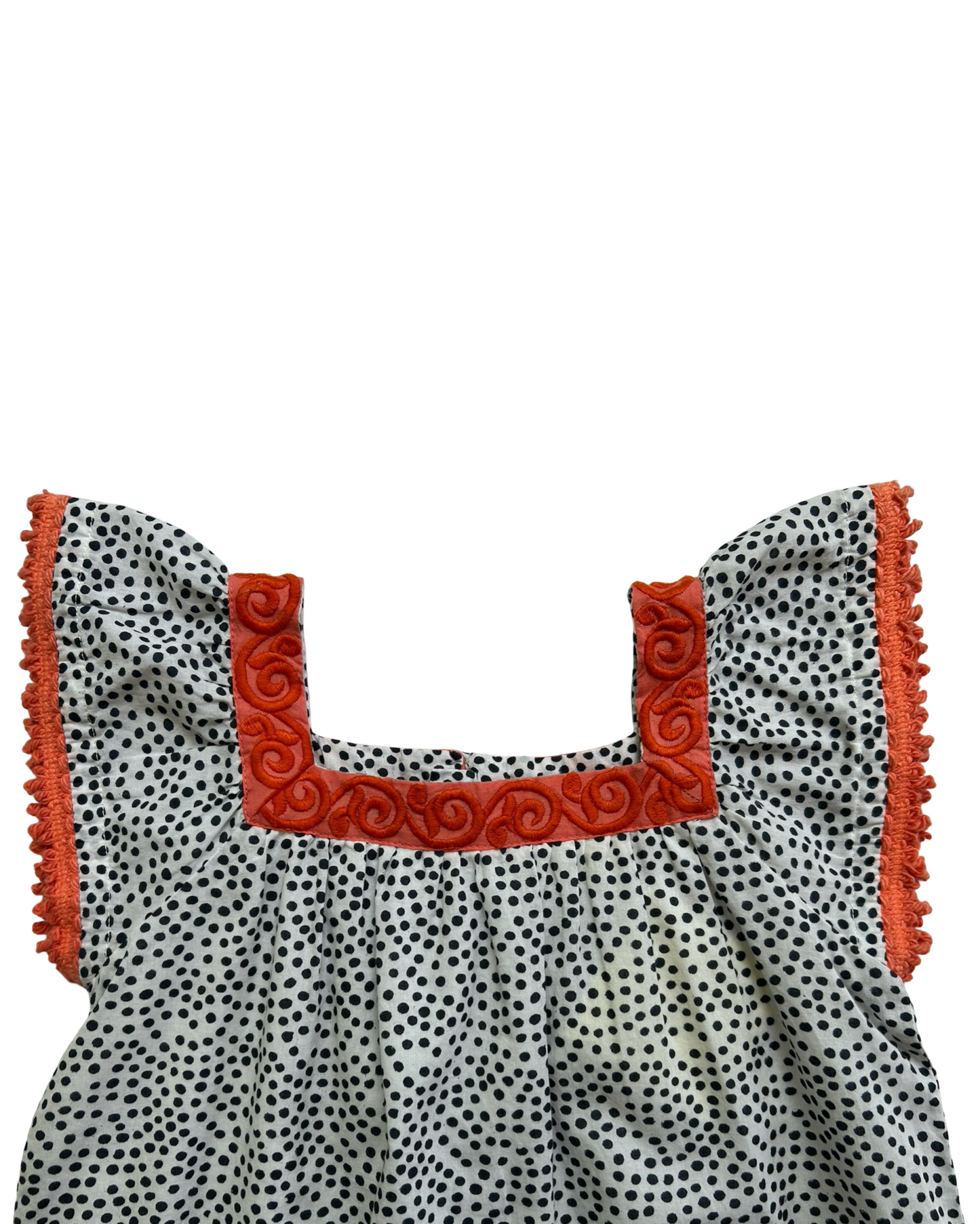 4T Toddler Girl Roller Rabbit Oceania Polka Dot Dress.