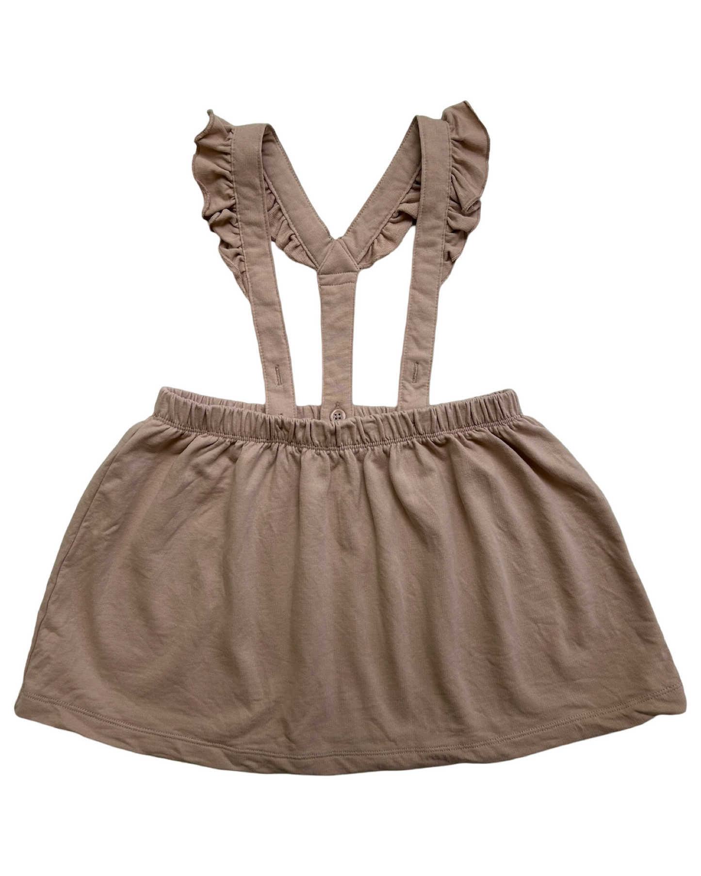 2T Toddler Girl H&M Blush Pink Jumper Suspender Dress Skirt