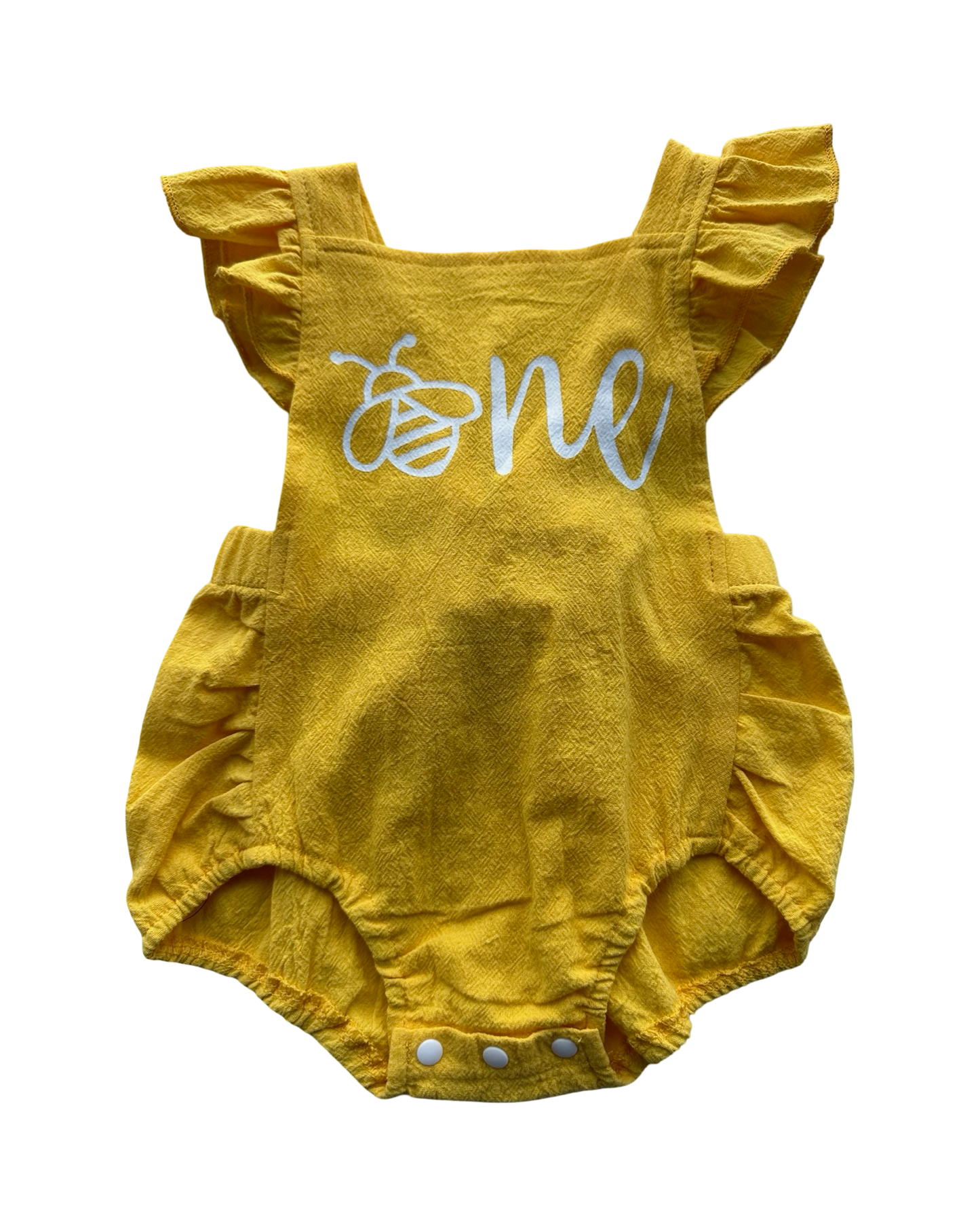 9M - 12M / 100CM Baby Girl Boutique One Romper Button Jumpsuit Sleeveless (1st Birthday) Outfit.