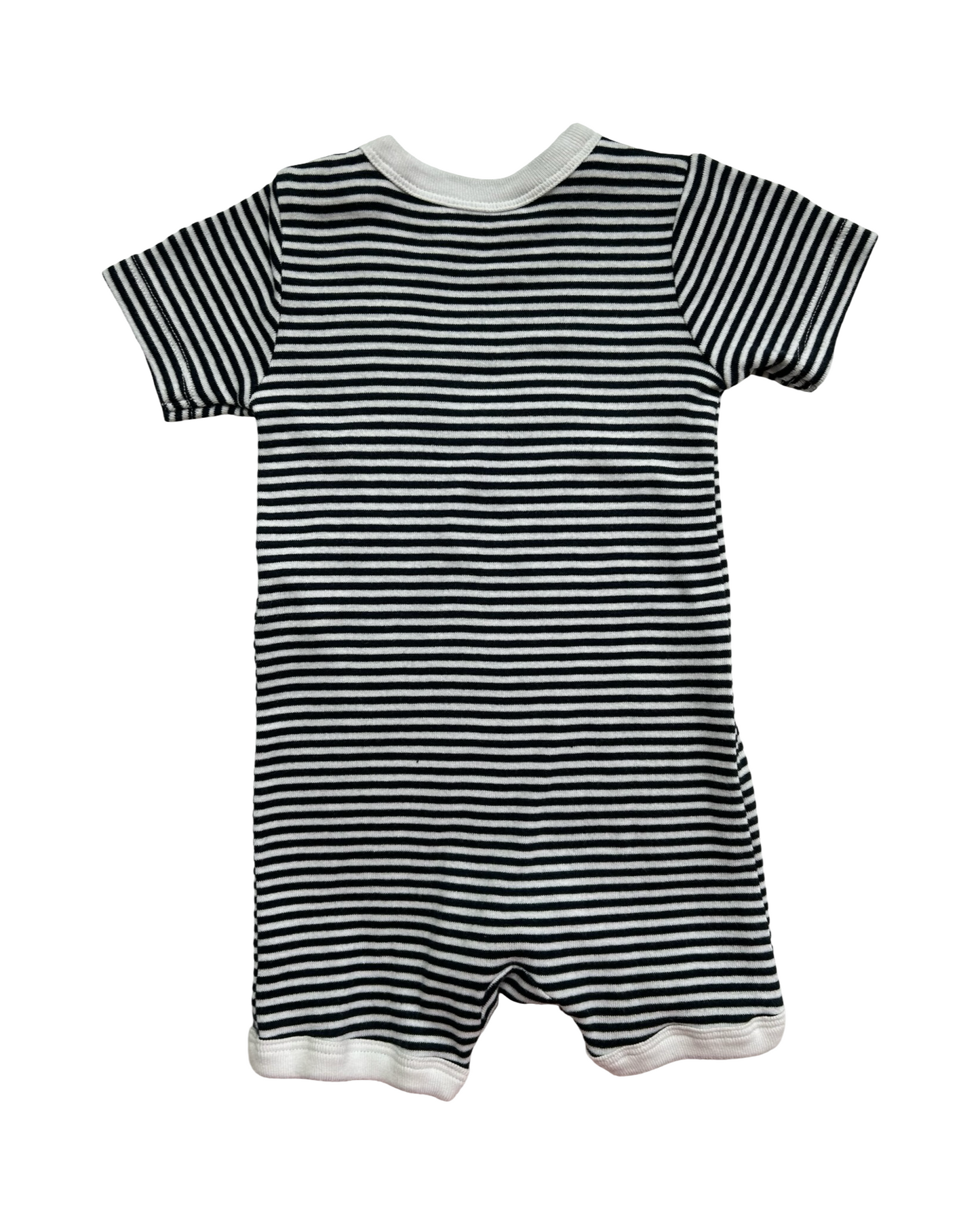 0-3M Baby Boy’s Burt’s Bees Baby Organic Bubble Romper Short Sleeve.