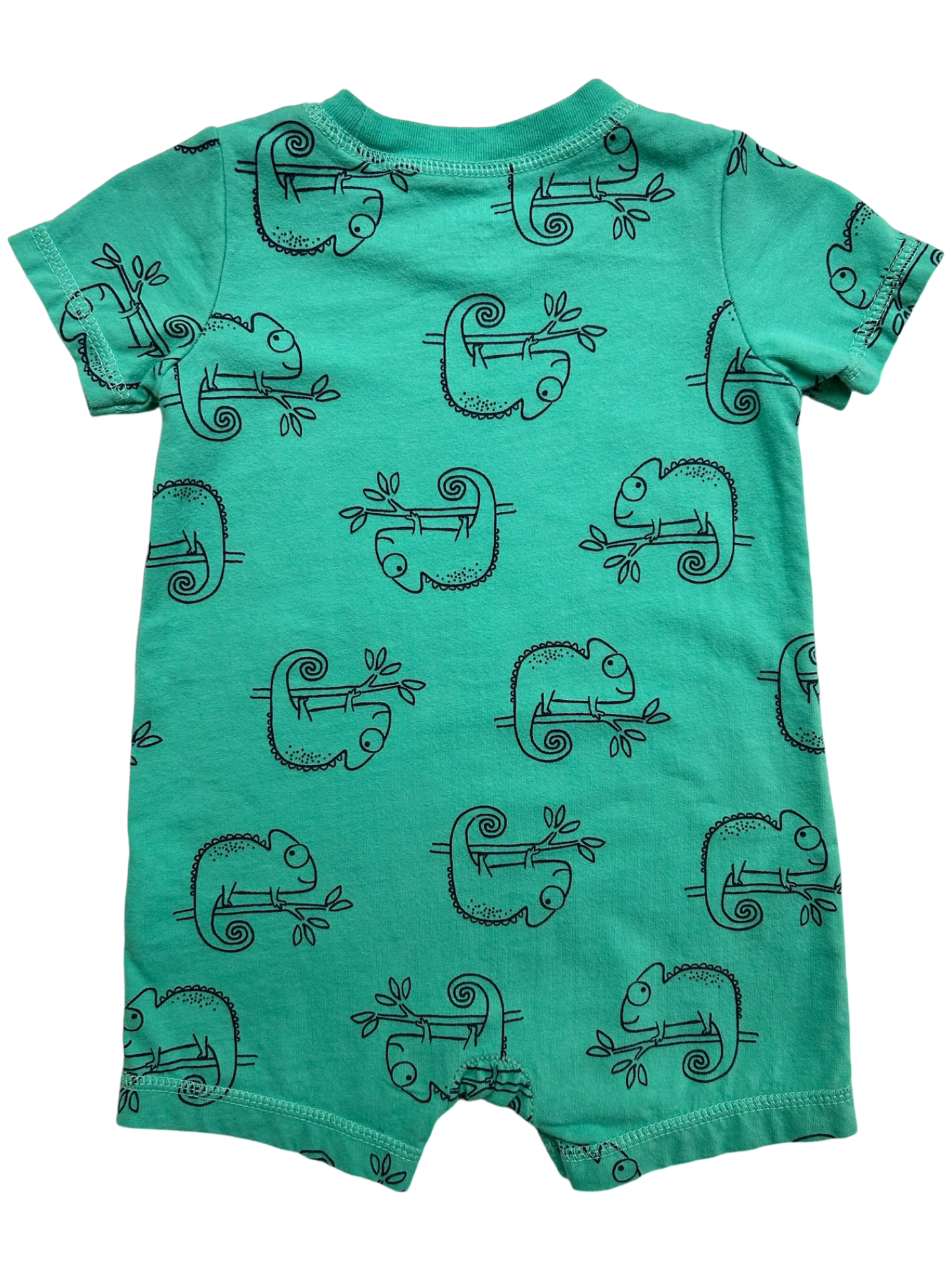 12M Baby Boy Carters Chameleon Romper.