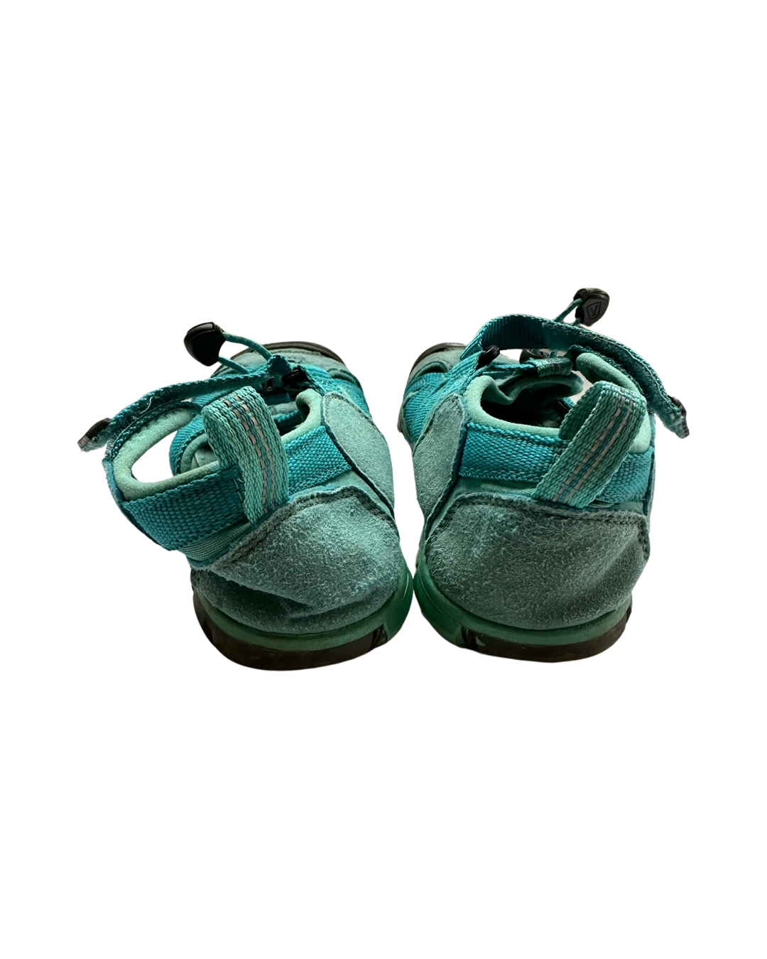 Youth Girls Size 1 Teal Keens WaterProof Shoes Sandals