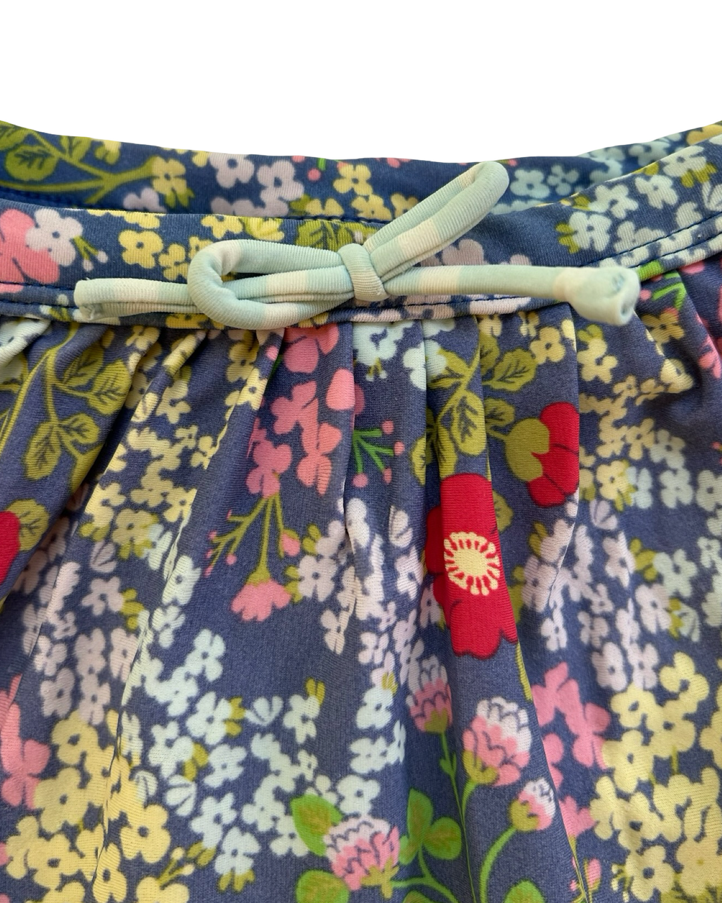 (100-cm) 4 Toddlers Girls Hanna Andersson Floral Drawcord Skort