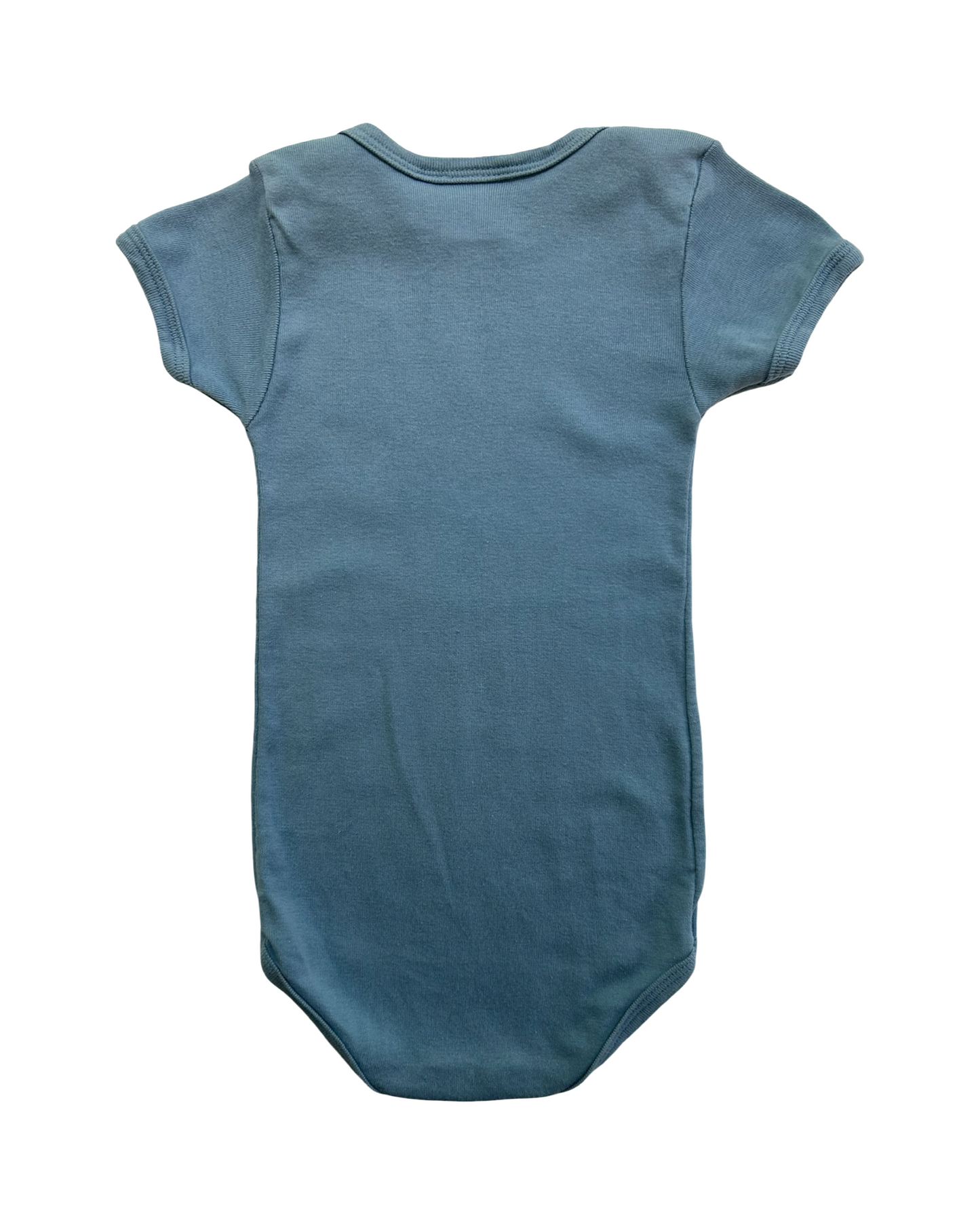 18M Baby Boys Petit Bateau Onesie Solid Color Bodysuits 2 Piece Set.