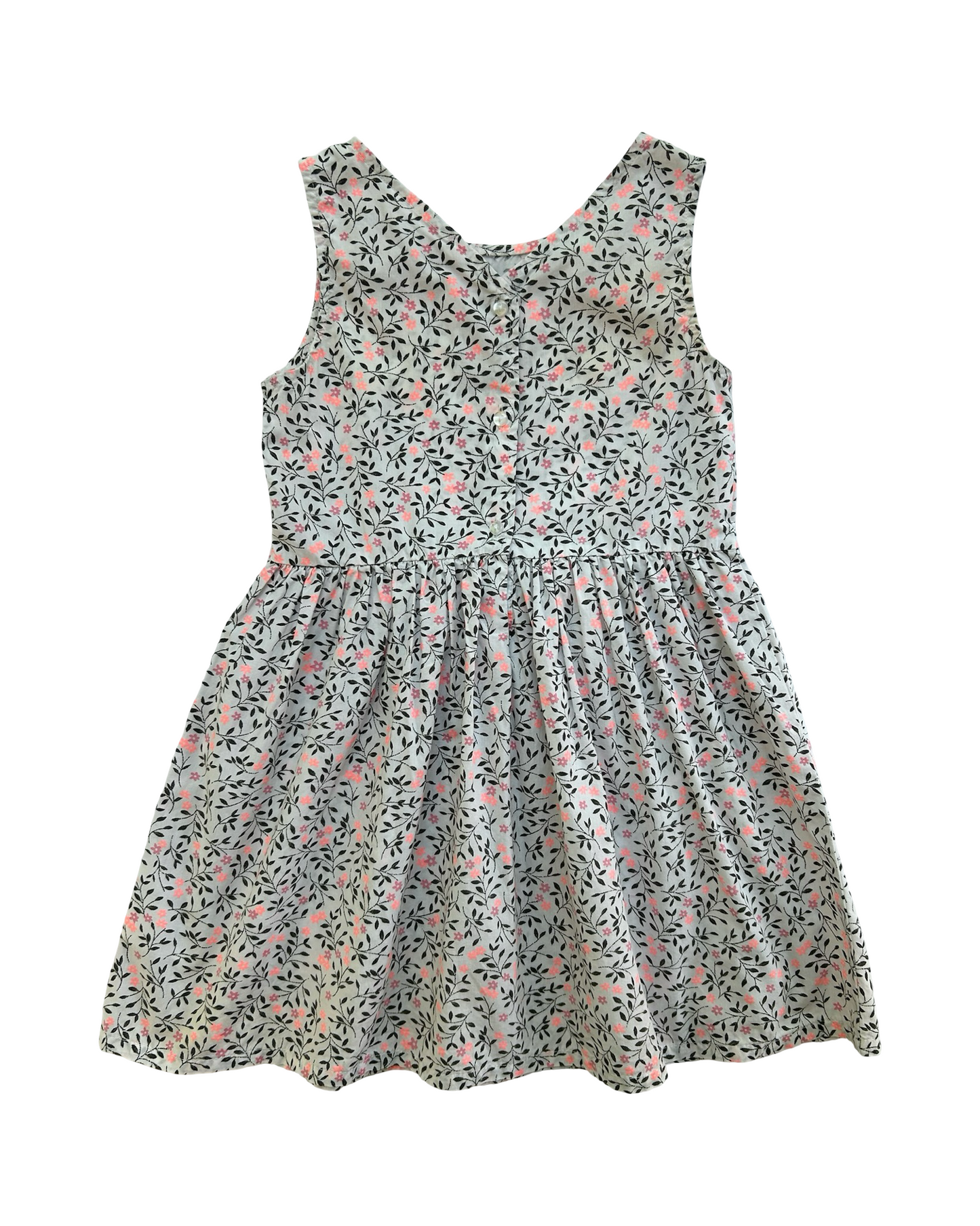 4-5Y Toddler Girls H&M Cotton Floral Dress.