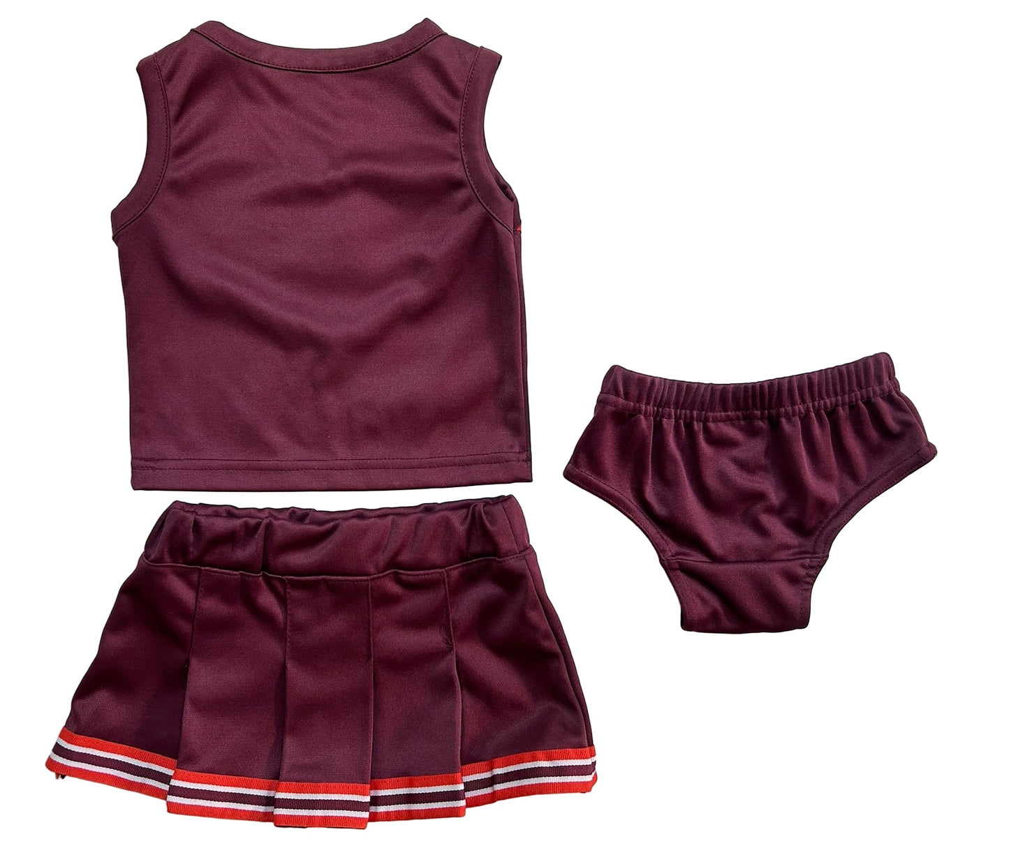 12M Baby Girl’s NCAA Hokies Animation Cheerleader Outfit Dress.