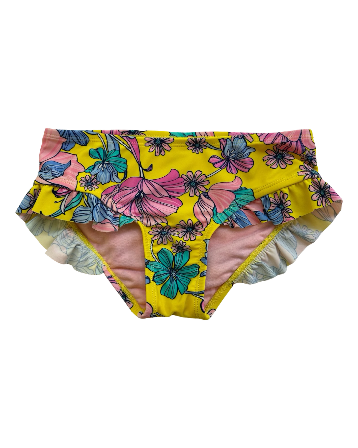 6T  Toddlers Girls GB Girls Floral Swimsuit 2 Piece Set.