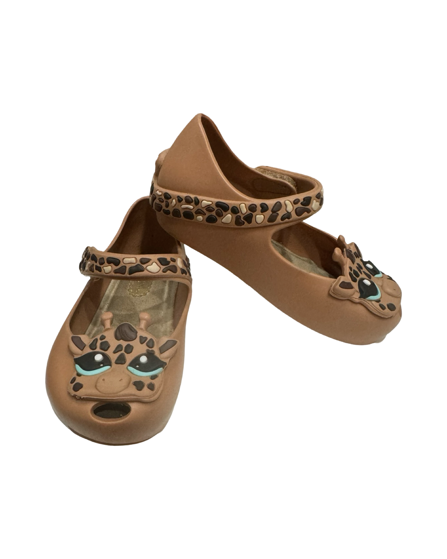 7C Toddler Girl Mini Melissa Giraffe Shoes