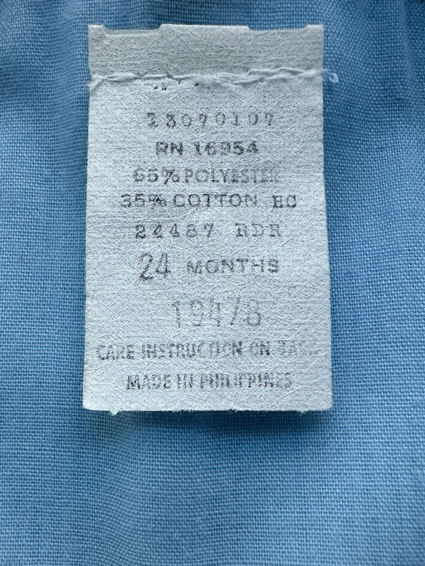 24M Baby Boys Striped Overall Blue Embroidered Sailboat ⛵️.
